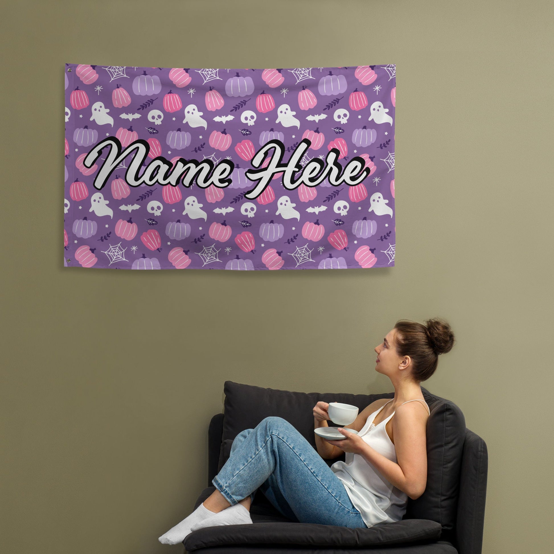 Custom Quote Banner | Personalized Pennant with Any Quote | Custom Quote Canvas Flag | Custom Wall Hanging | Wall Decor Art