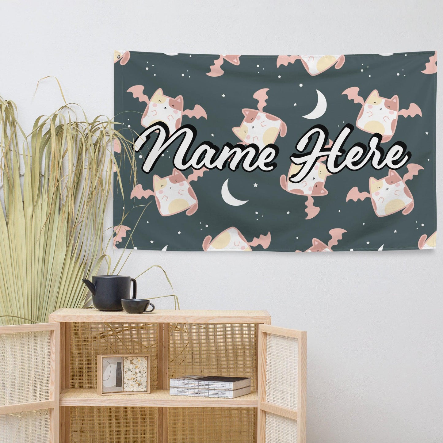 Custom Quote Banner | Personalized Pennant with Any Quote | Custom Quote Canvas Flag | Custom Wall Hanging | Wall Decor Art