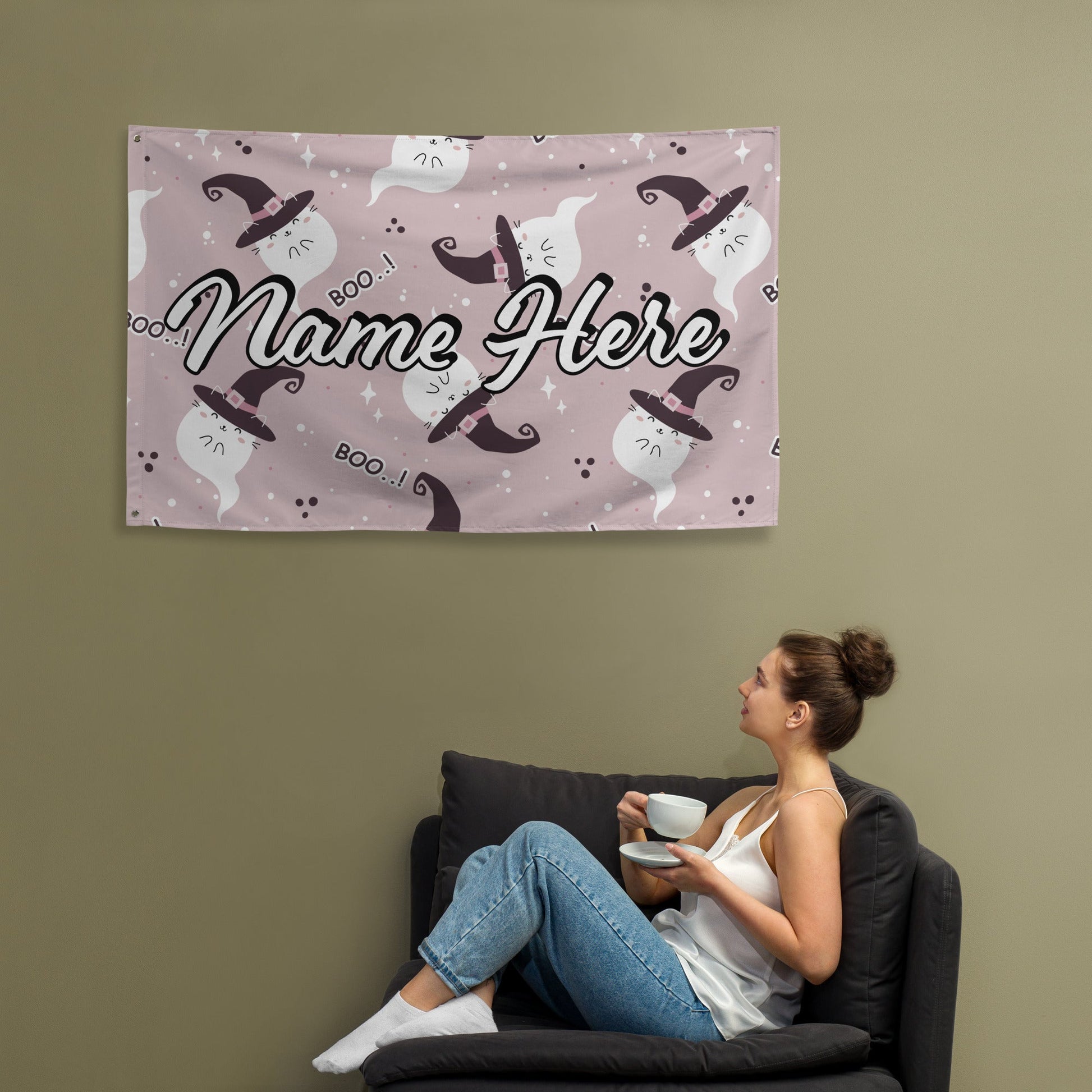 Custom Quote Banner | Personalized Pennant with Any Quote | Custom Quote Canvas Flag | Custom Wall Hanging | Wall Decor Art