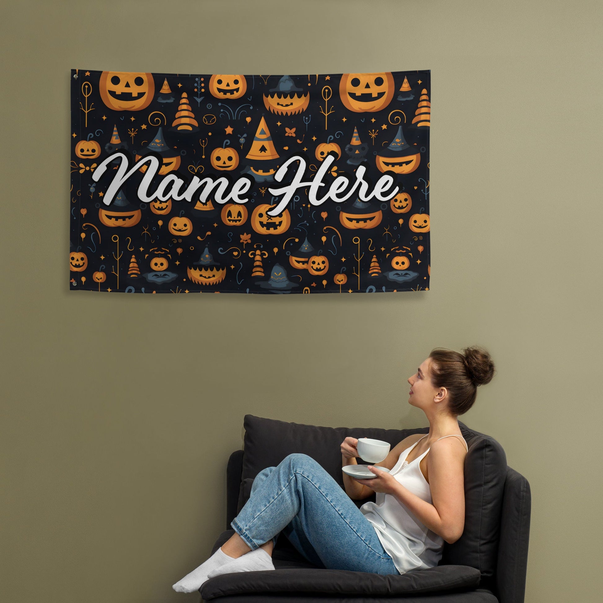 Custom Quote Banner | Personalized Pennant with Any Quote | Custom Quote Canvas Flag | Custom Wall Hanging | Wall Decor Art