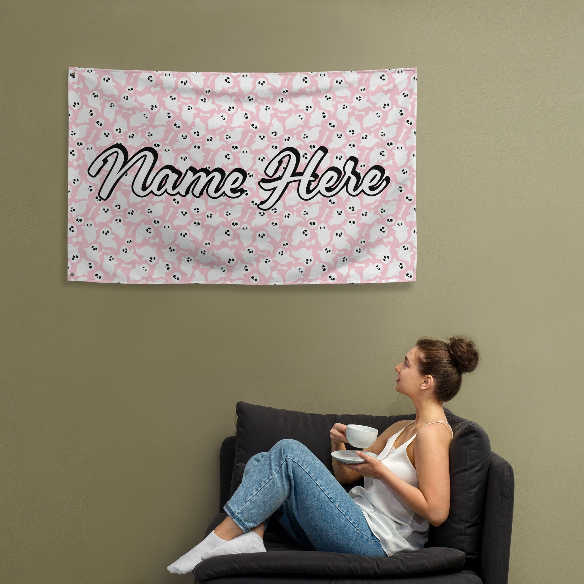 Custom Quote Banner | Personalized Pennant with Any Quote | Custom Quote Canvas Flag | Custom Wall Hanging | Wall Decor Art