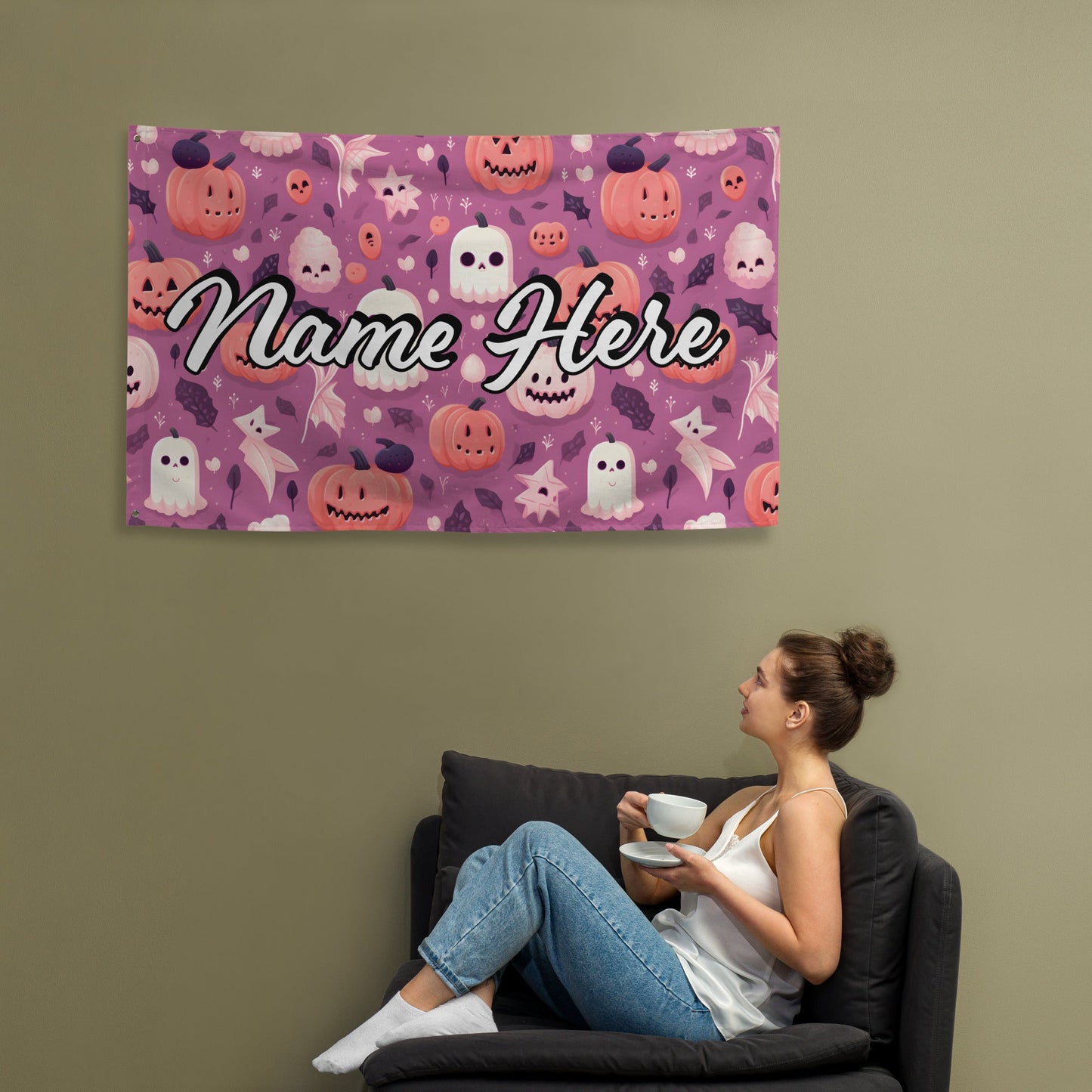 Custom Quote Banner | Personalized Pennant with Any Quote | Custom Quote Canvas Flag | Custom Wall Hanging | Wall Decor Art