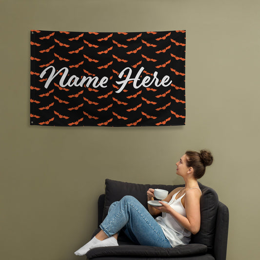 Custom Quote Banner | Personalized Pennant with Any Quote | Custom Quote Canvas Flag | Custom Wall Hanging | Wall Decor Art