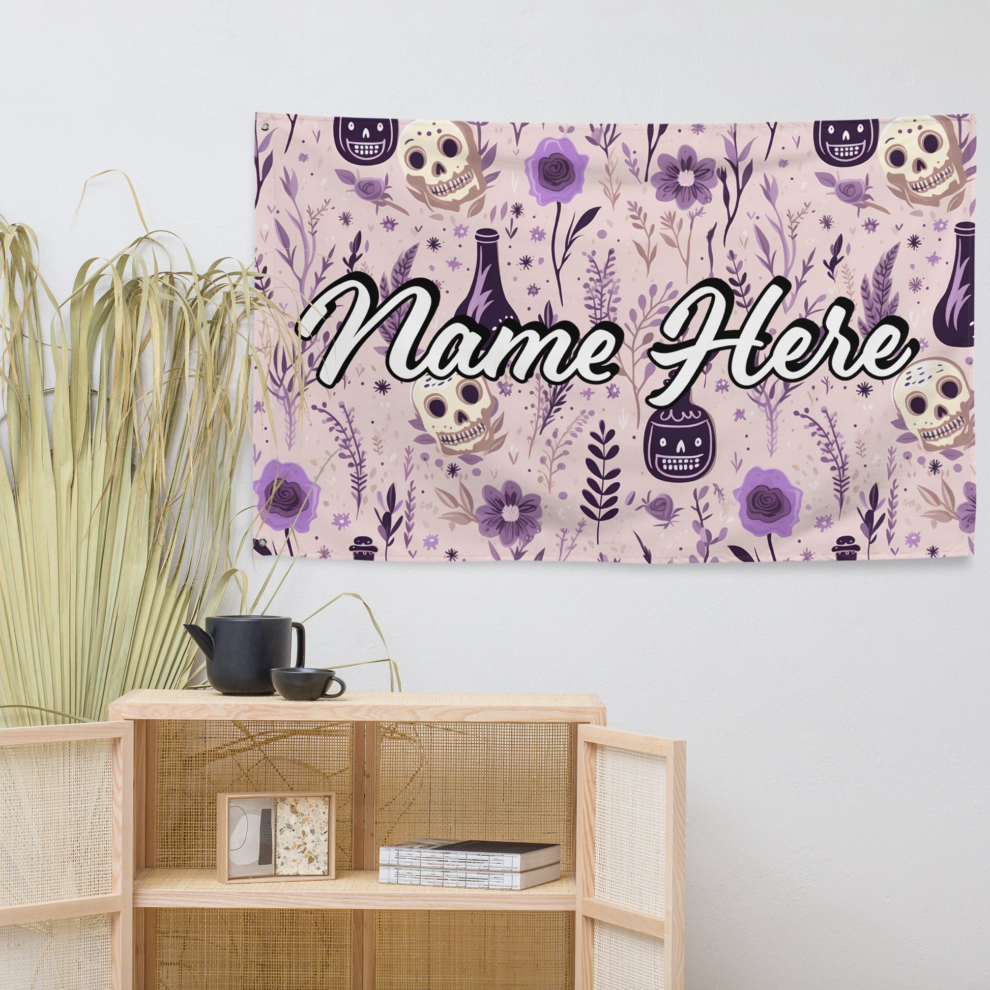 Custom Quote Banner | Personalized Pennant with Any Quote | Custom Quote Canvas Flag | Custom Wall Hanging | Wall Decor Art