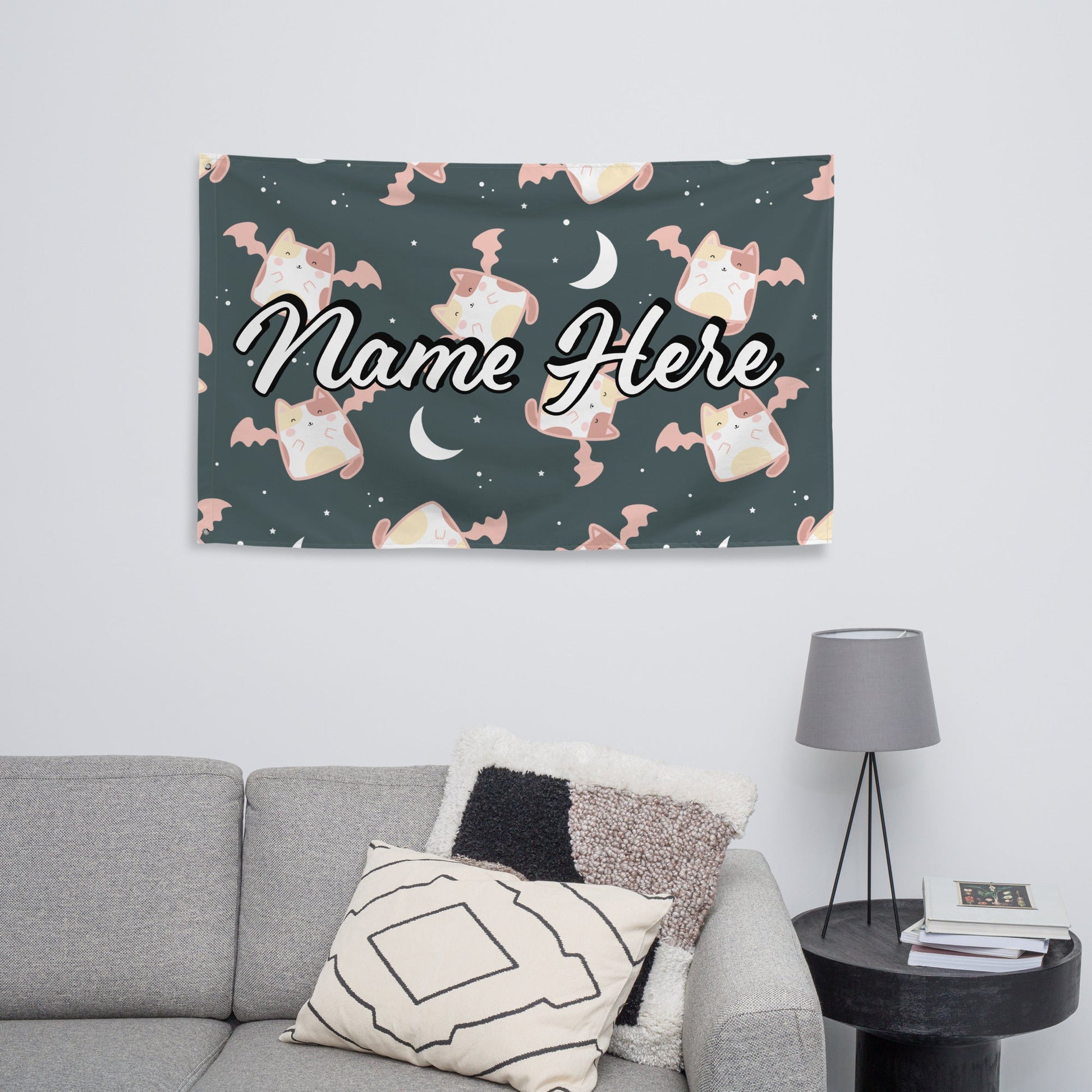 Custom Quote Banner | Personalized Pennant with Any Quote | Custom Quote Canvas Flag | Custom Wall Hanging | Wall Decor Art