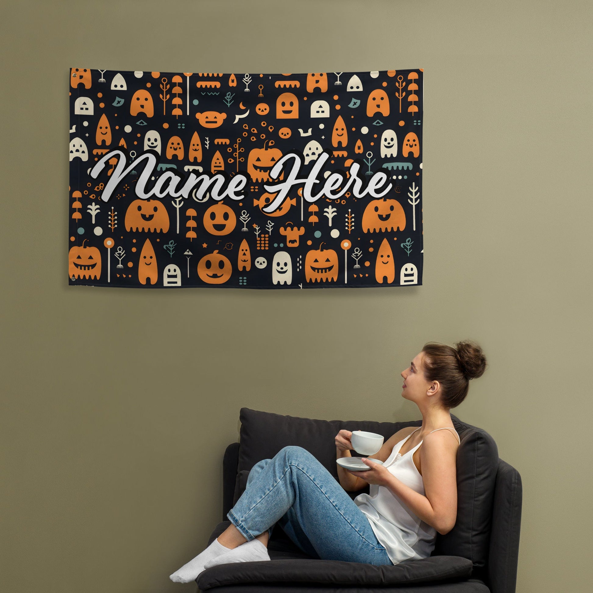 Custom Quote Banner | Personalized Pennant with Any Quote | Custom Quote Canvas Flag | Custom Wall Hanging | Wall Decor Art