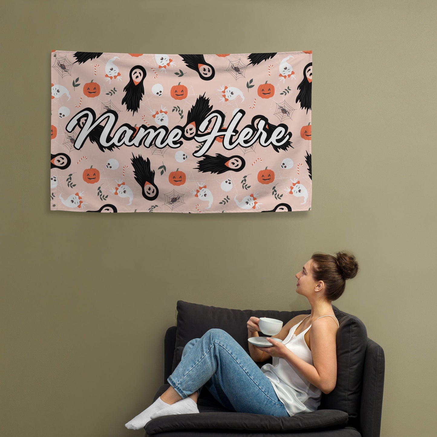 Custom Quote Banner | Personalized Pennant with Any Quote | Custom Quote Canvas Flag | Custom Wall Hanging | Wall Decor Art