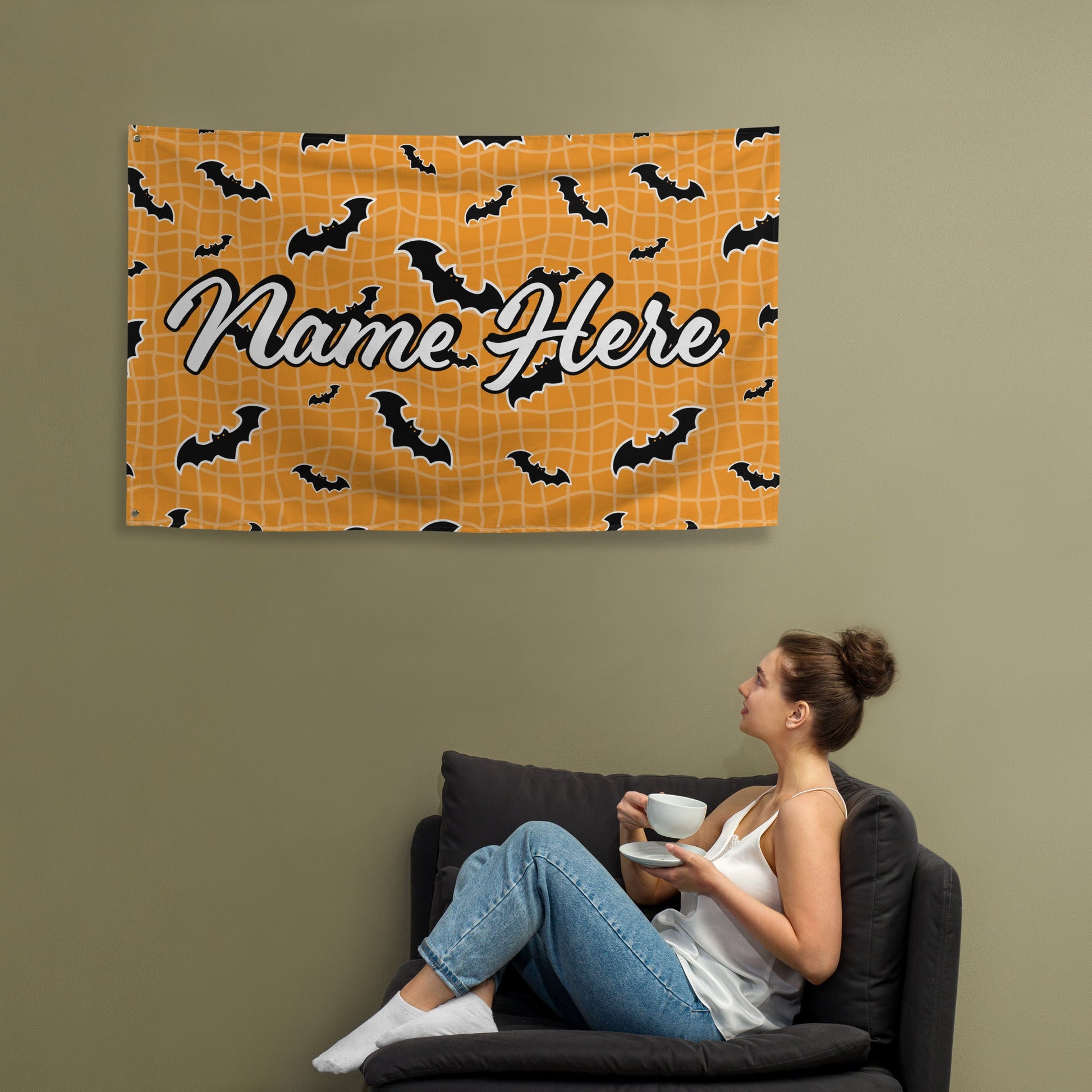 Custom Quote Banner | Personalized Pennant with Any Quote | Custom Quote Canvas Flag | Custom Wall Hanging | Wall Decor Art