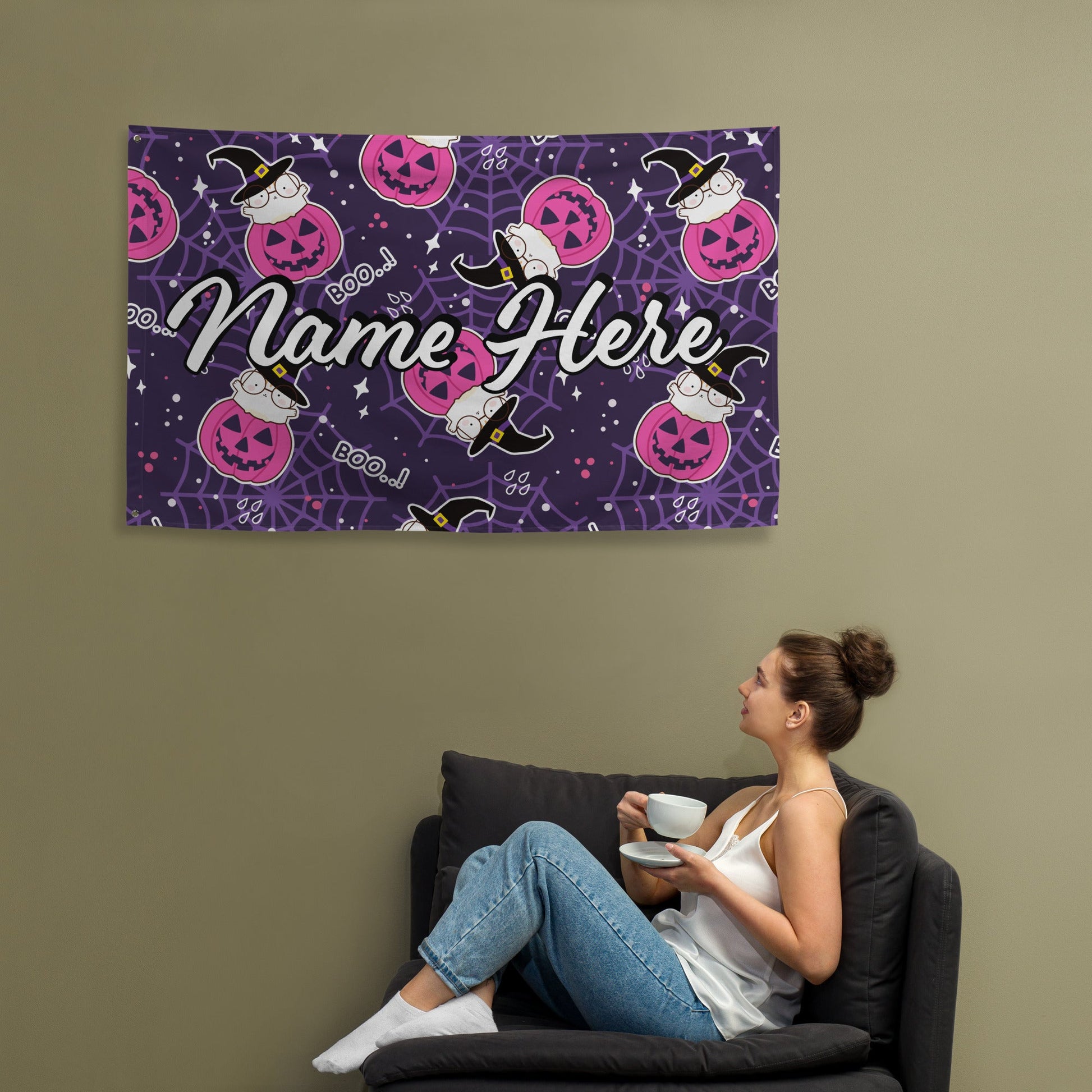 Custom Quote Banner | Personalized Pennant with Any Quote | Custom Quote Canvas Flag | Custom Wall Hanging | Wall Decor Art