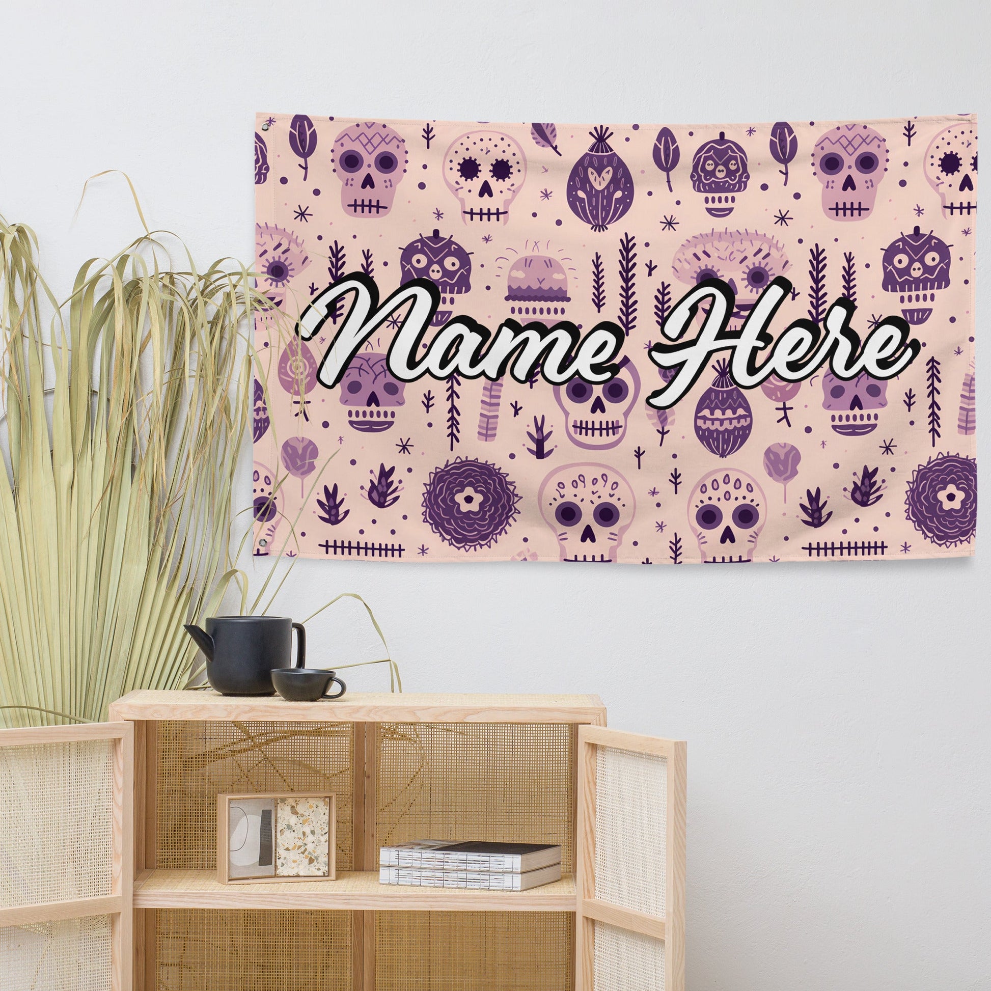 Custom Quote Banner | Personalized Pennant with Any Quote | Custom Quote Canvas Flag | Custom Wall Hanging | Wall Decor Art