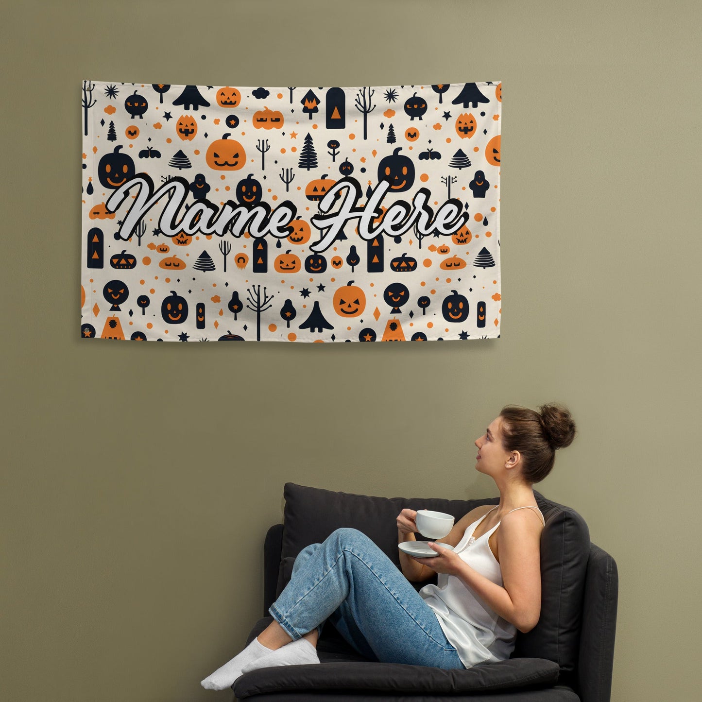 Custom Quote Banner | Personalized Pennant with Any Quote | Custom Quote Canvas Flag | Custom Wall Hanging | Wall Decor Art