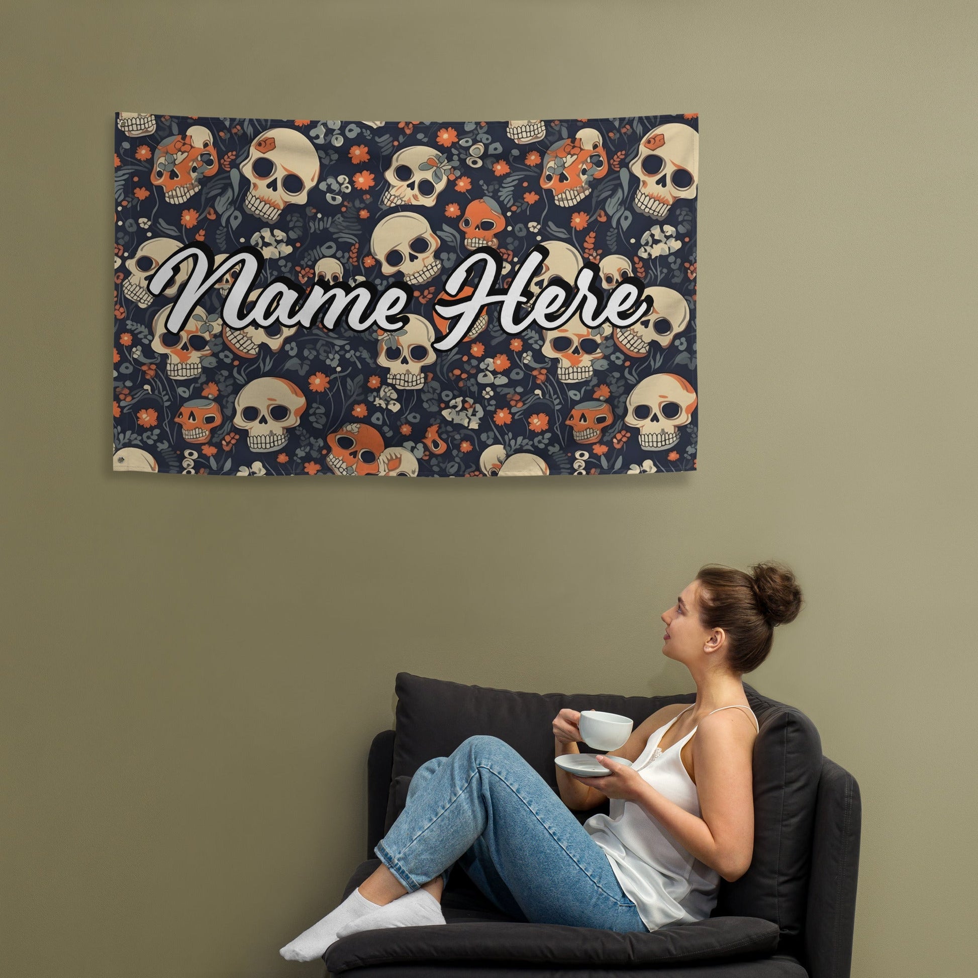 Custom Quote Banner | Personalized Pennant with Any Quote | Custom Quote Canvas Flag | Custom Wall Hanging | Wall Decor Art