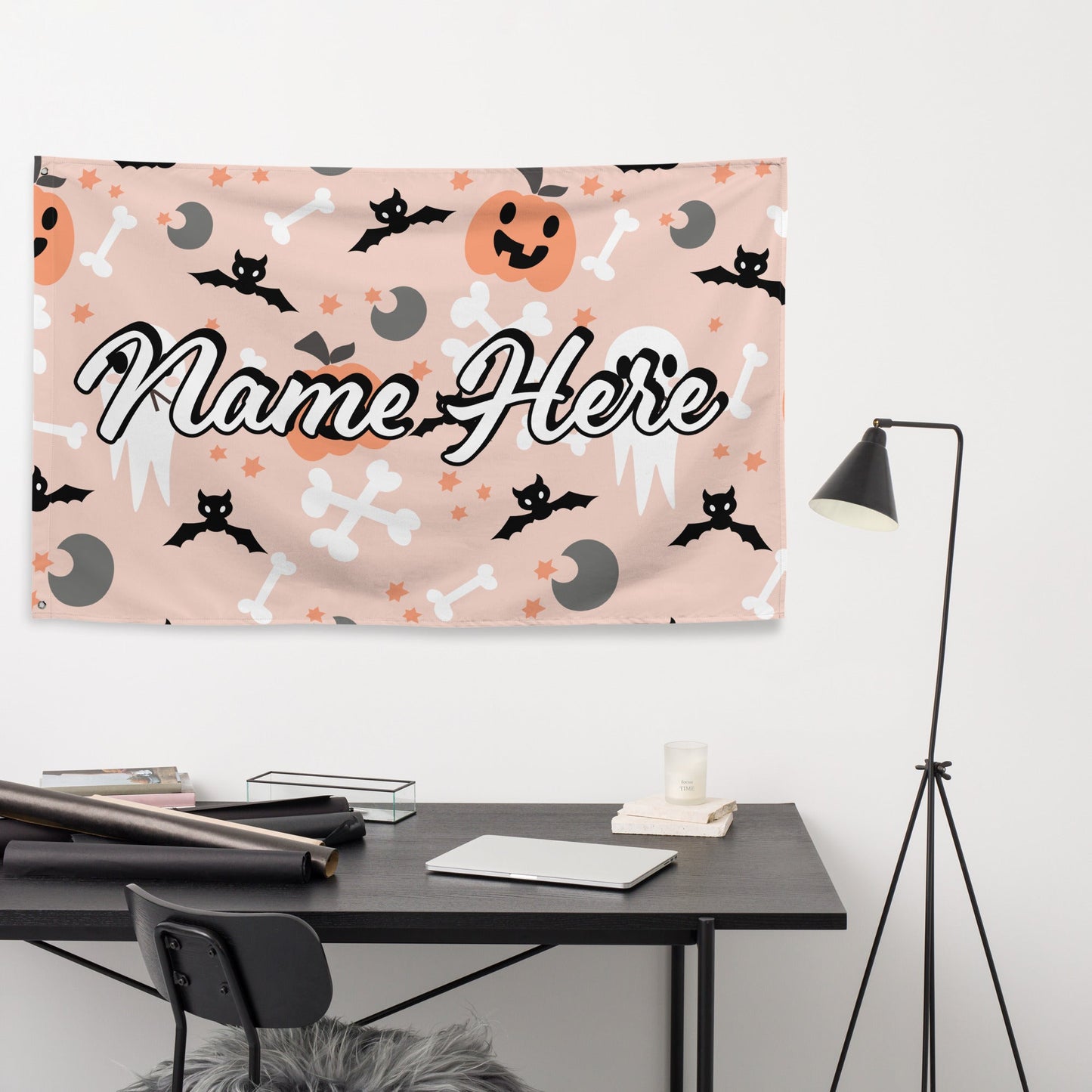 Custom Quote Banner | Personalized Pennant with Any Quote | Custom Quote Canvas Flag | Custom Wall Hanging | Wall Decor Art