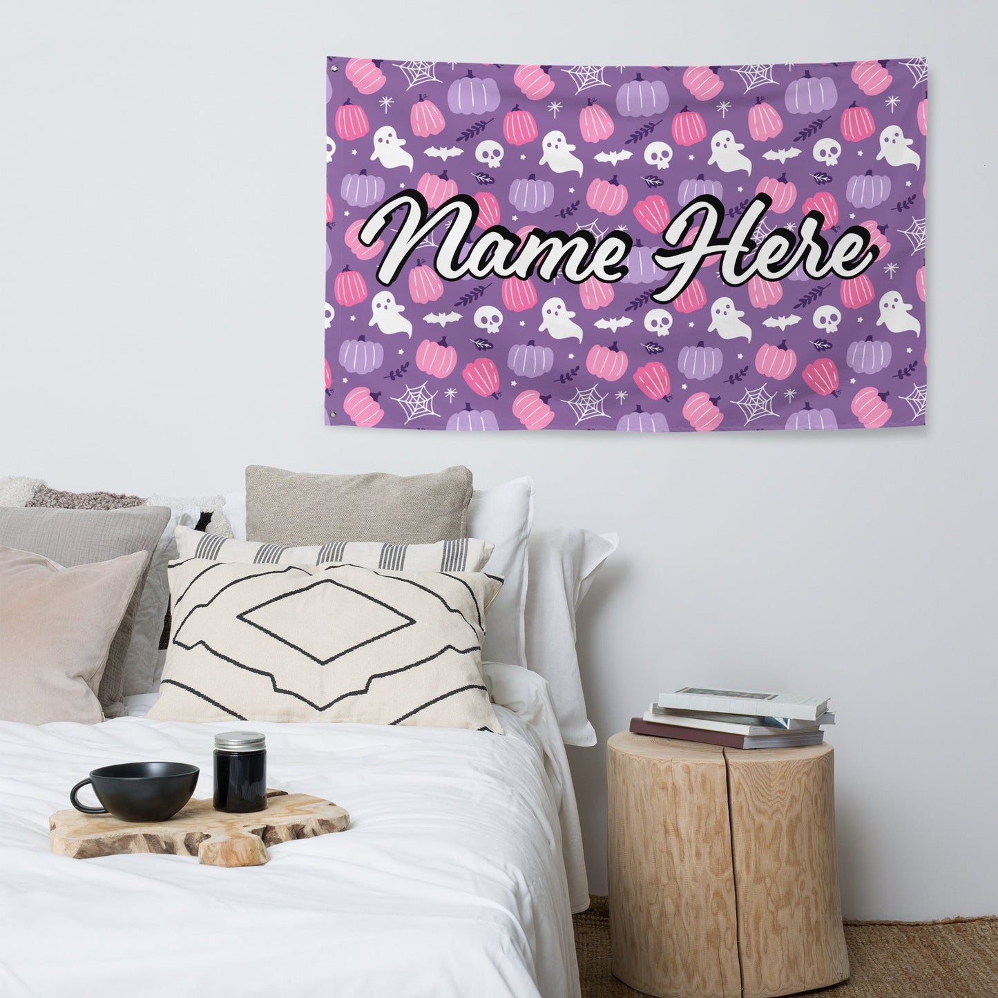 Custom Quote Banner | Personalized Pennant with Any Quote | Custom Quote Canvas Flag | Custom Wall Hanging | Wall Decor Art