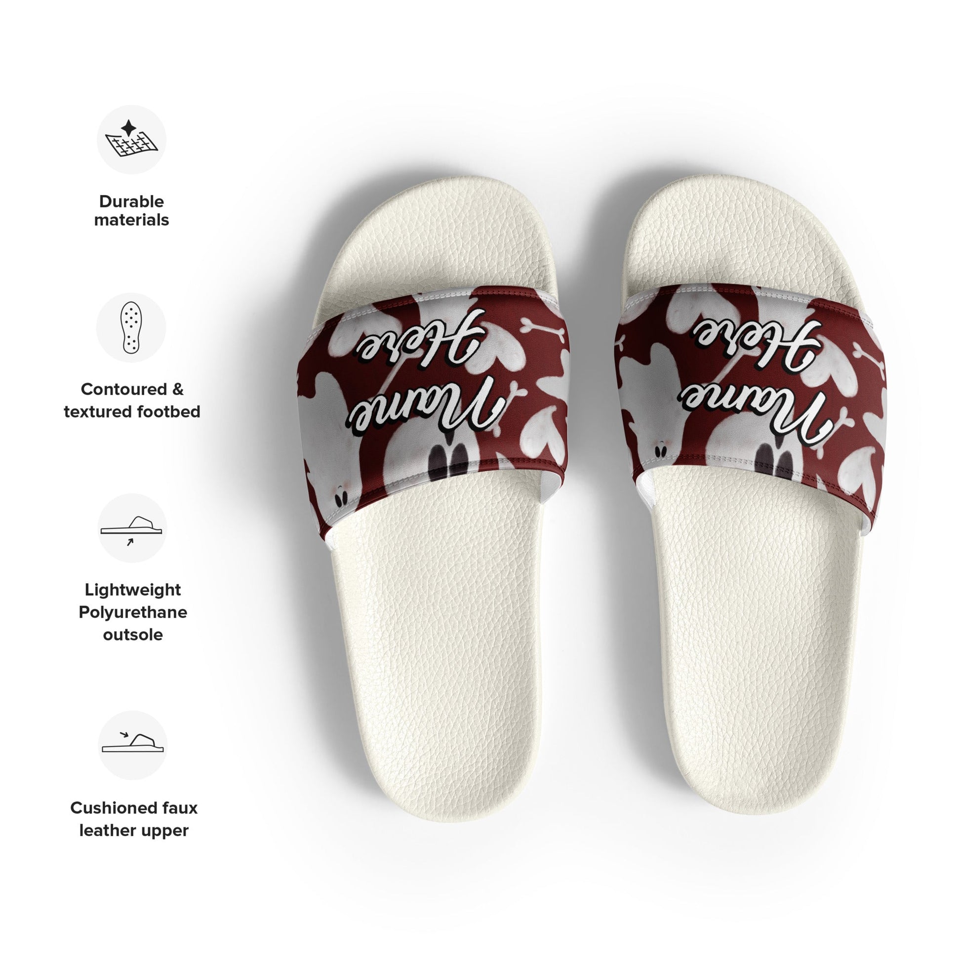 Custom Slides, Sandals for Womens | Personalized Custom Slides Flip Flops Sandals | Custom Spa Slipper Custom Slides