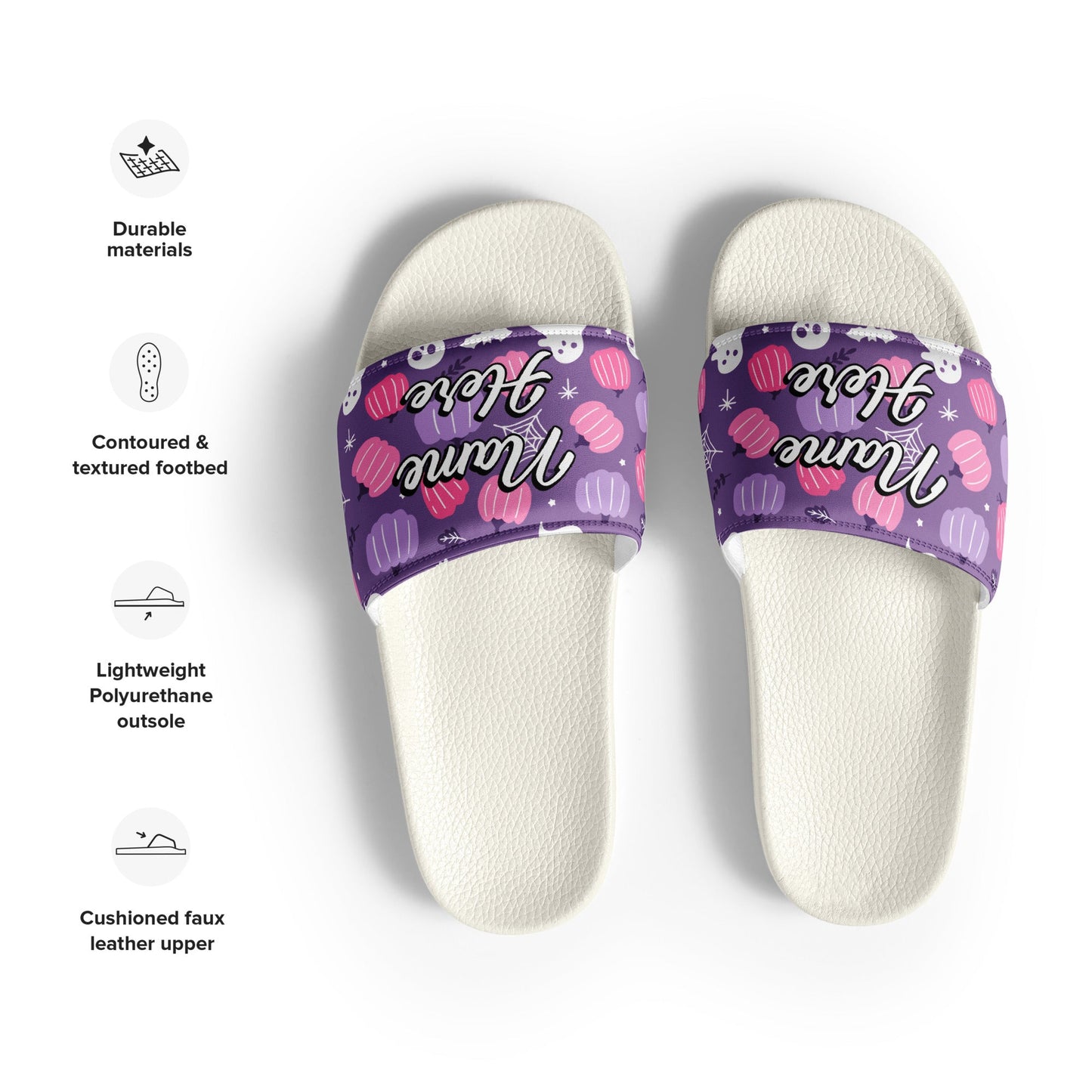 Custom Slides, Sandals for Womens | Personalized Custom Slides Flip Flops Sandals | Custom Spa Slipper Custom Slides