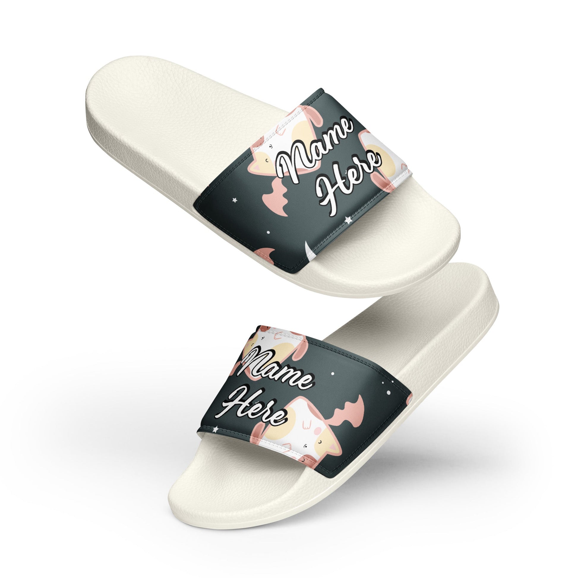 Custom Slides, Sandals for Womens | Personalized Custom Slides Flip Flops Sandals | Custom Spa Slipper Custom Slides