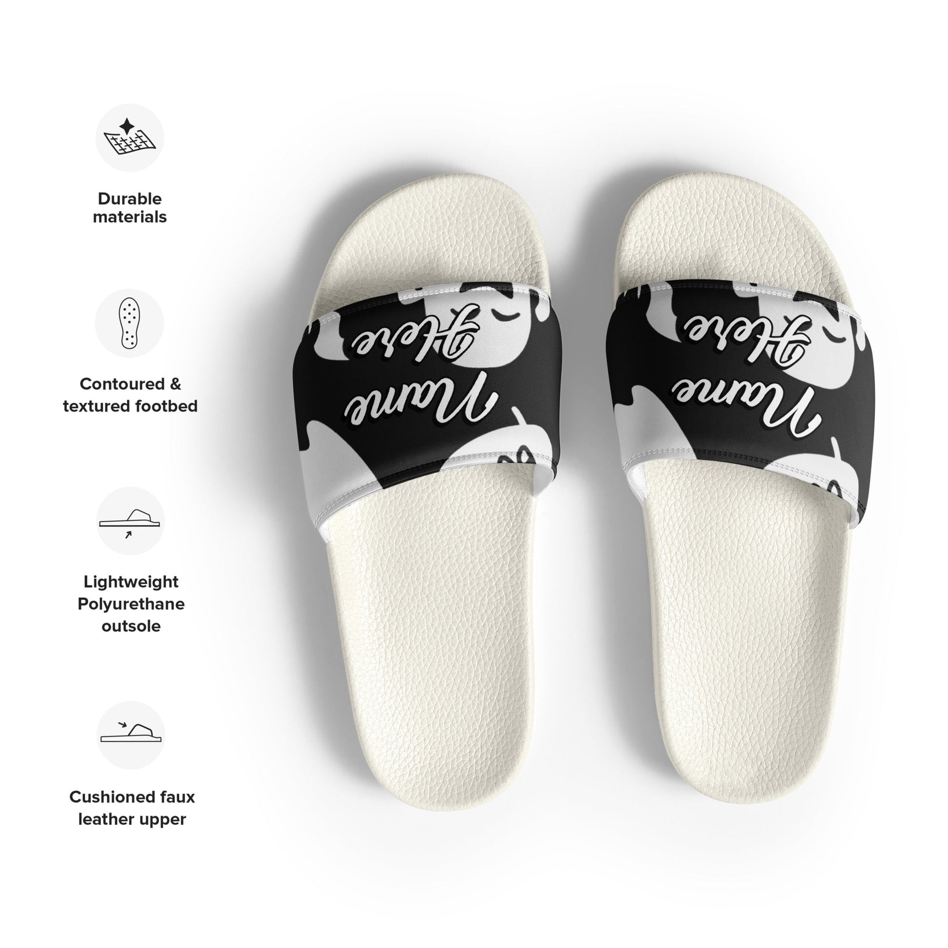 Custom Slides, Sandals for Womens | Personalized Custom Slides Flip Flops Sandals | Custom Spa Slipper Custom Slides