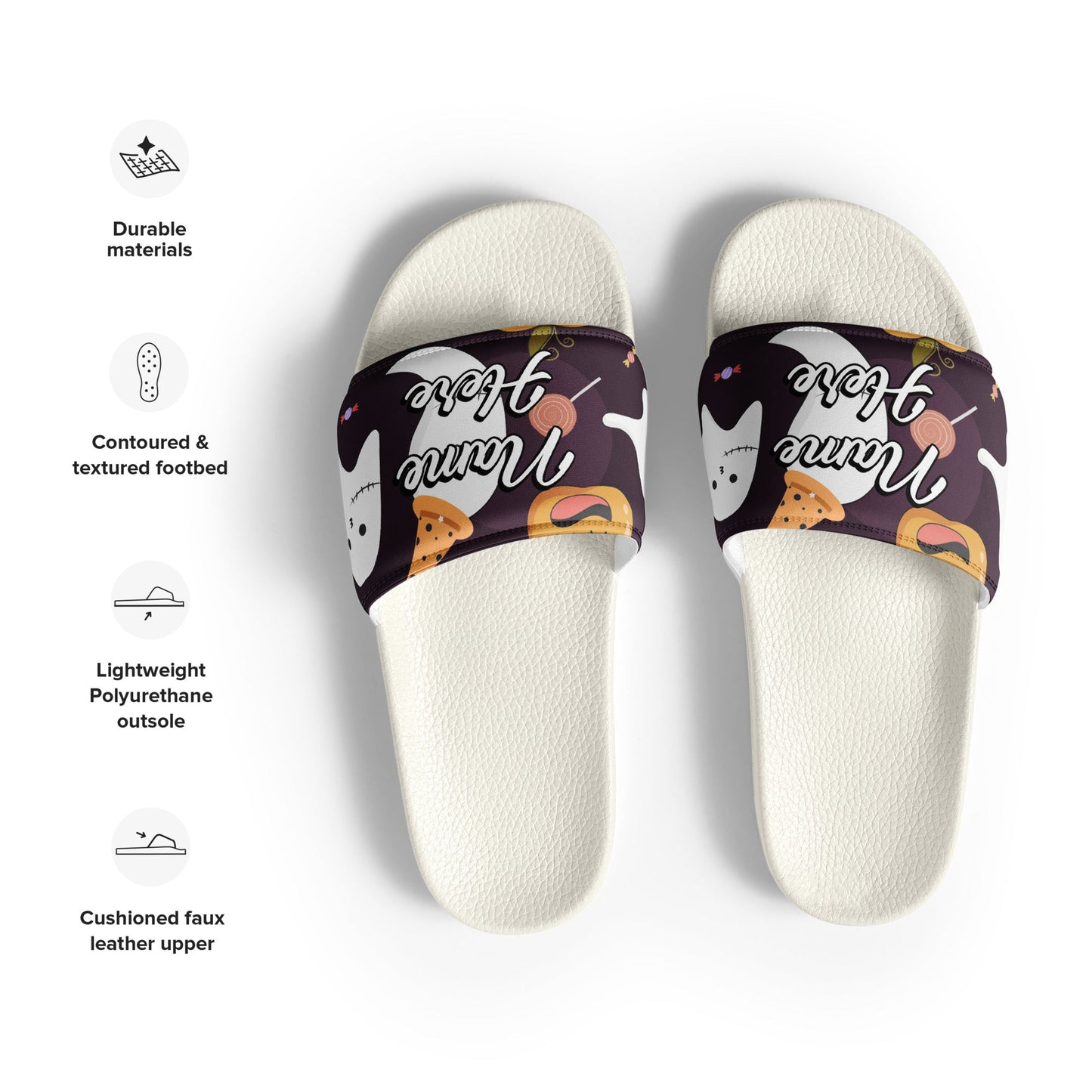 Custom Slides, Sandals for Womens | Personalized Custom Slides Flip Flops Sandals | Custom Spa Slipper Custom Slides