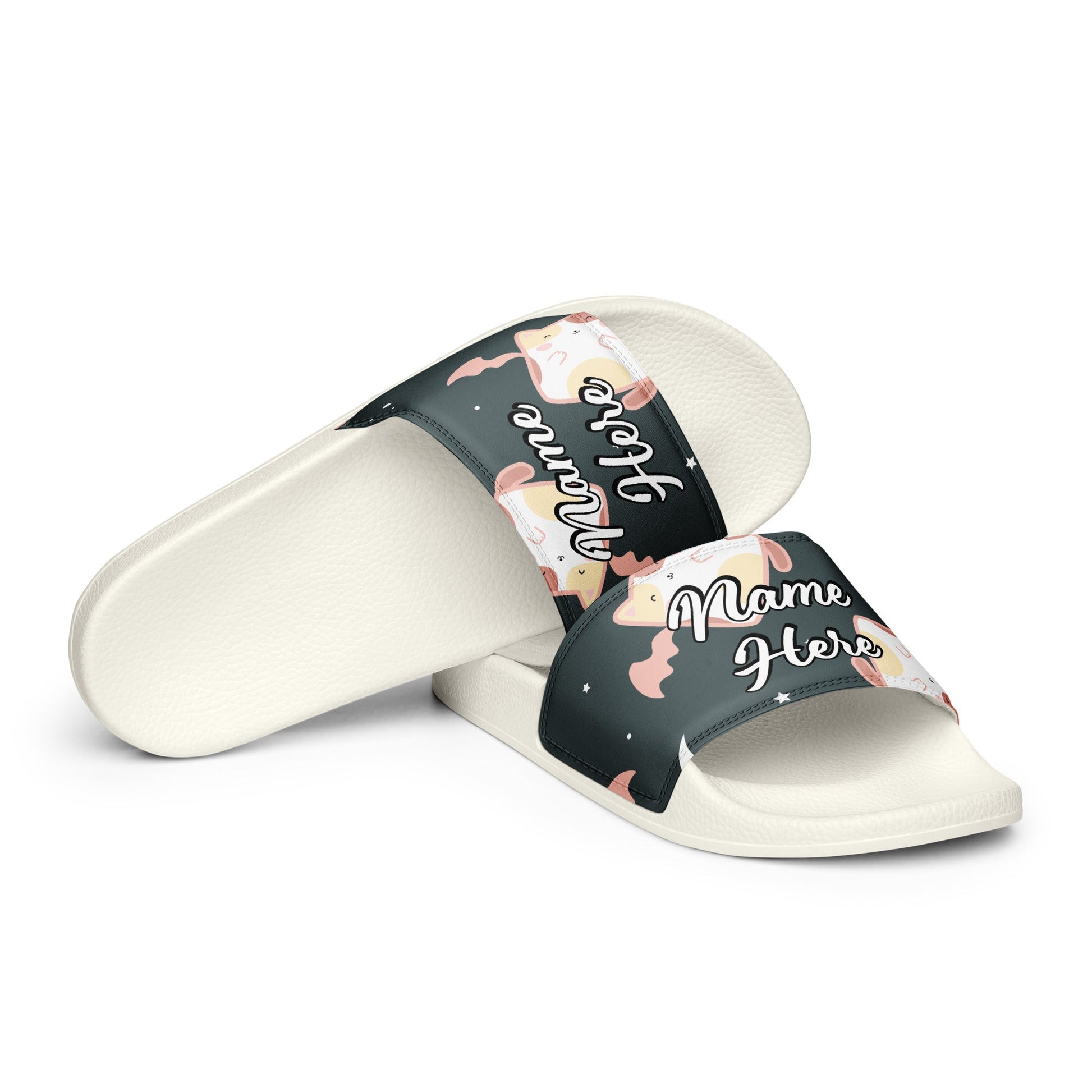 Custom Slides, Sandals for Womens | Personalized Custom Slides Flip Flops Sandals | Custom Spa Slipper Custom Slides