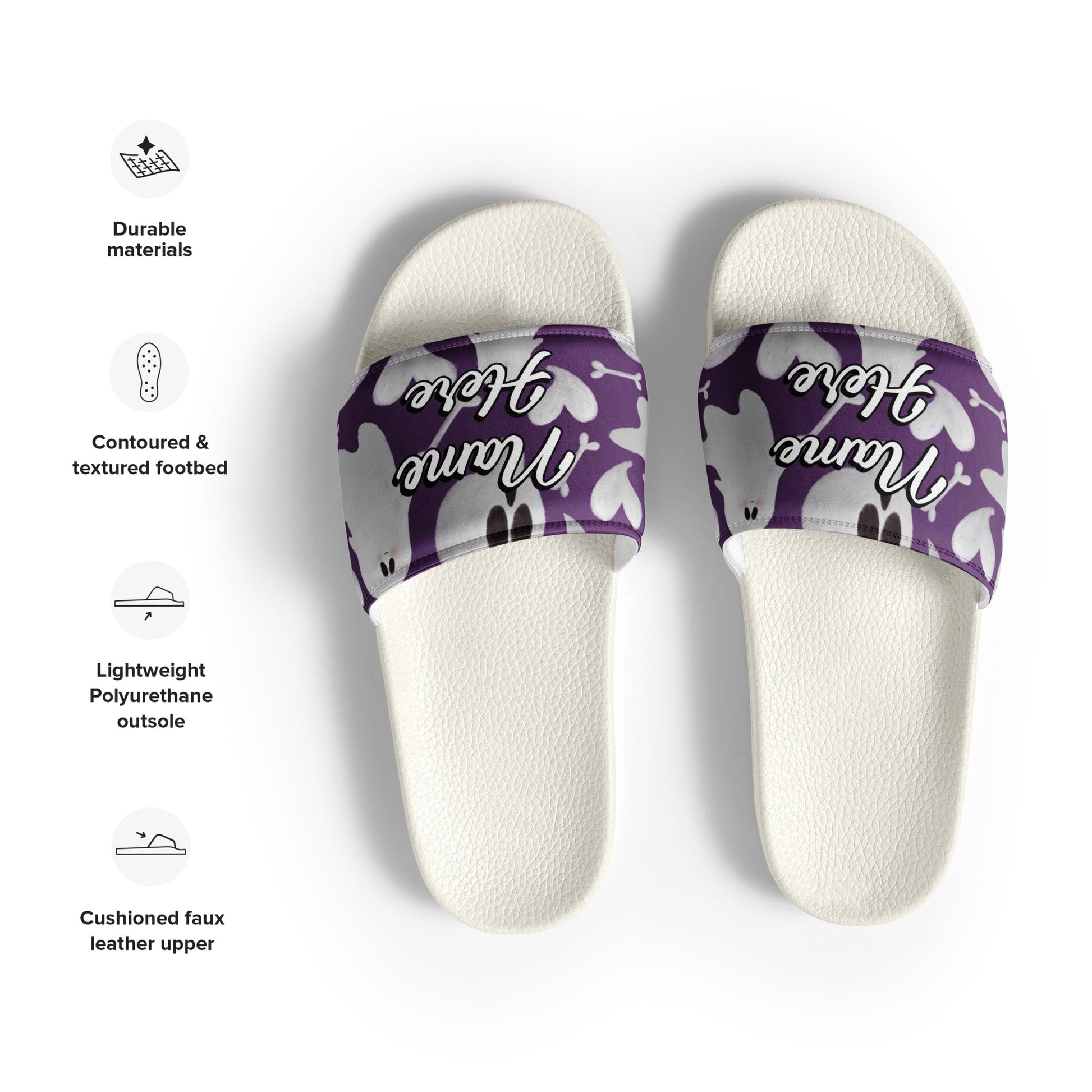 Custom Slides, Sandals for Womens | Personalized Custom Slides Flip Flops Sandals | Custom Spa Slipper Custom Slides