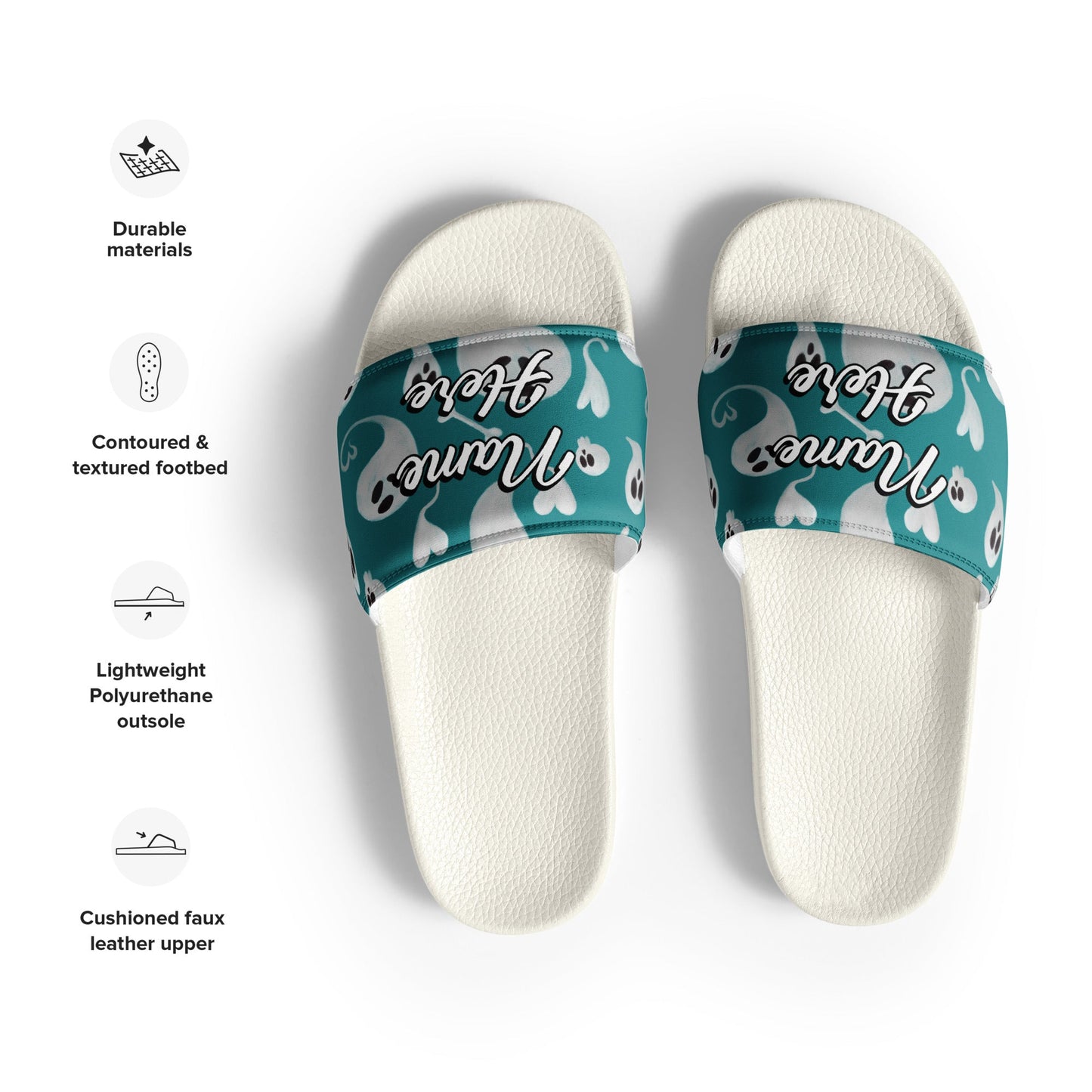 Custom Slides, Sandals for Womens | Personalized Custom Slides Flip Flops Sandals | Custom Spa Slipper Custom Slides