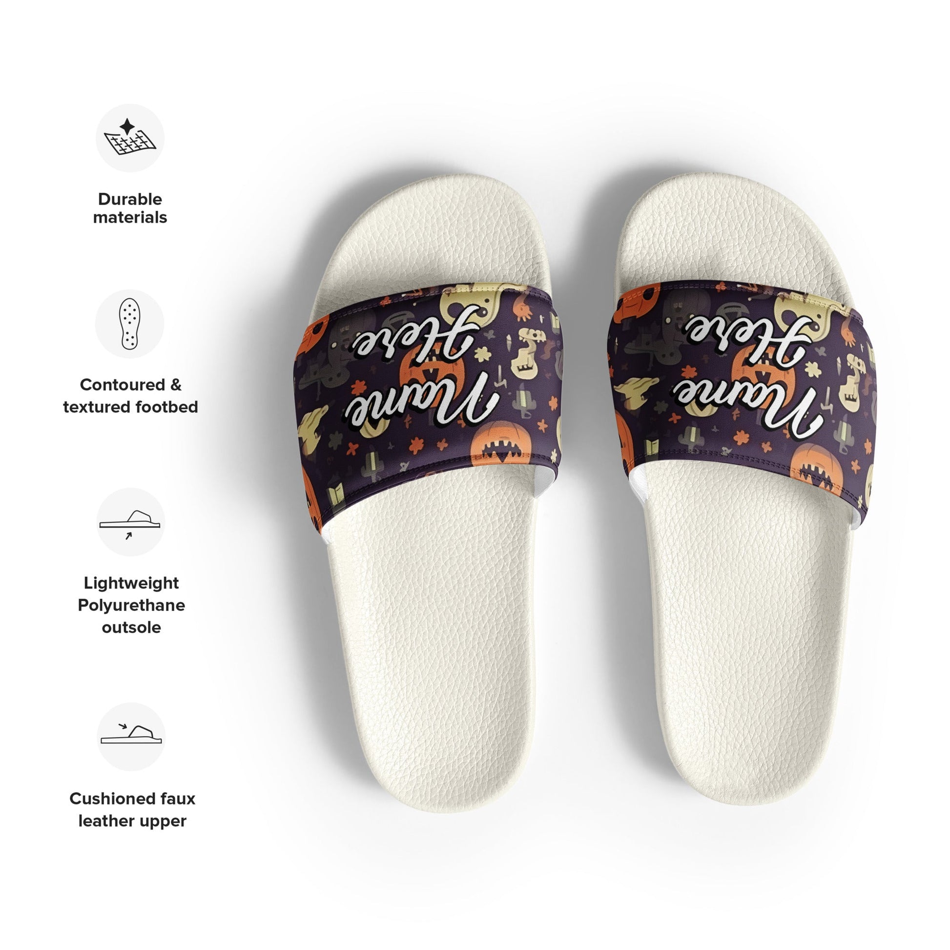 Custom Slides, Sandals for Womens | Personalized Custom Slides Flip Flops Sandals | Custom Spa Slipper Custom Slides