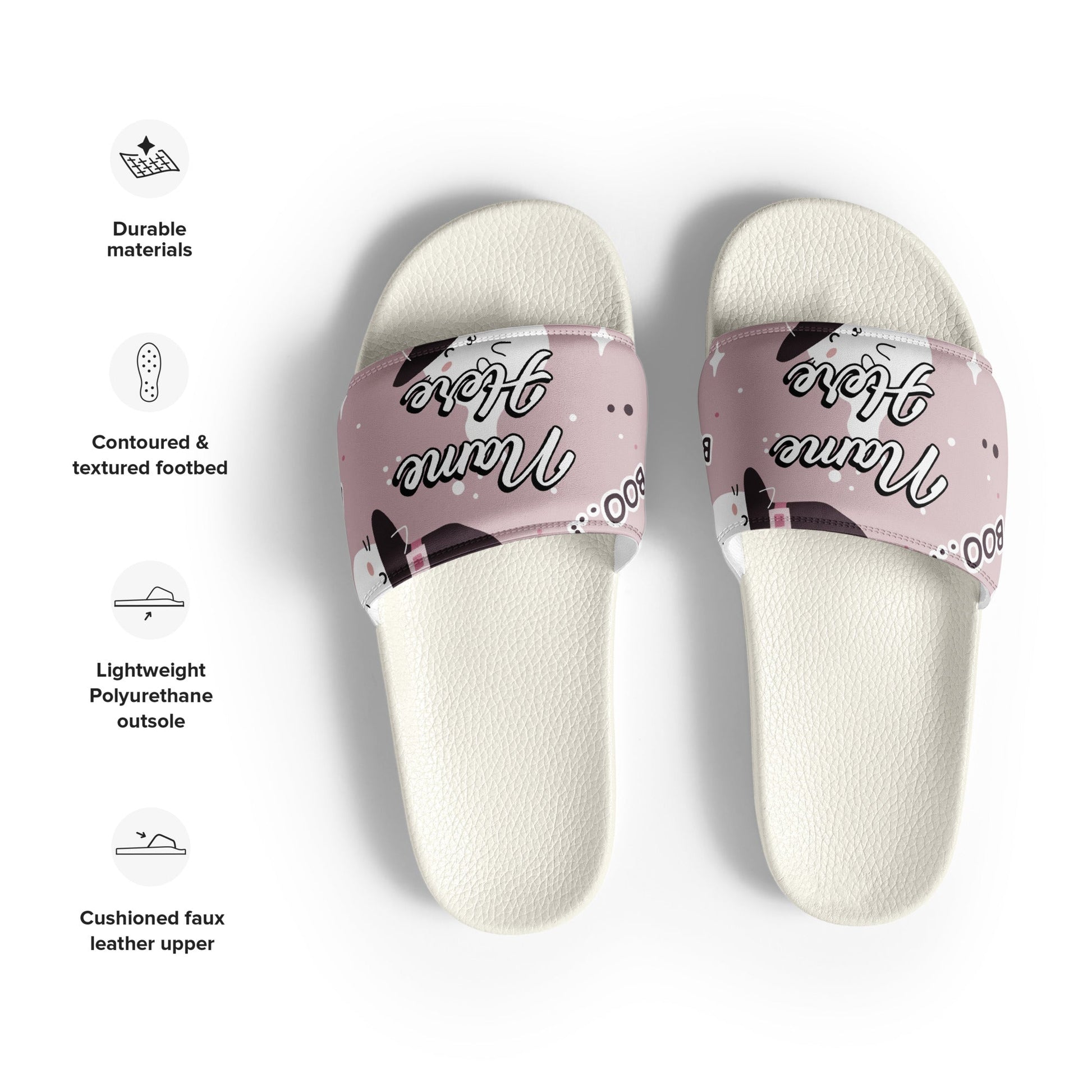 Custom Slides, Sandals for Womens | Personalized Custom Slides Flip Flops Sandals | Custom Spa Slipper Custom Slides