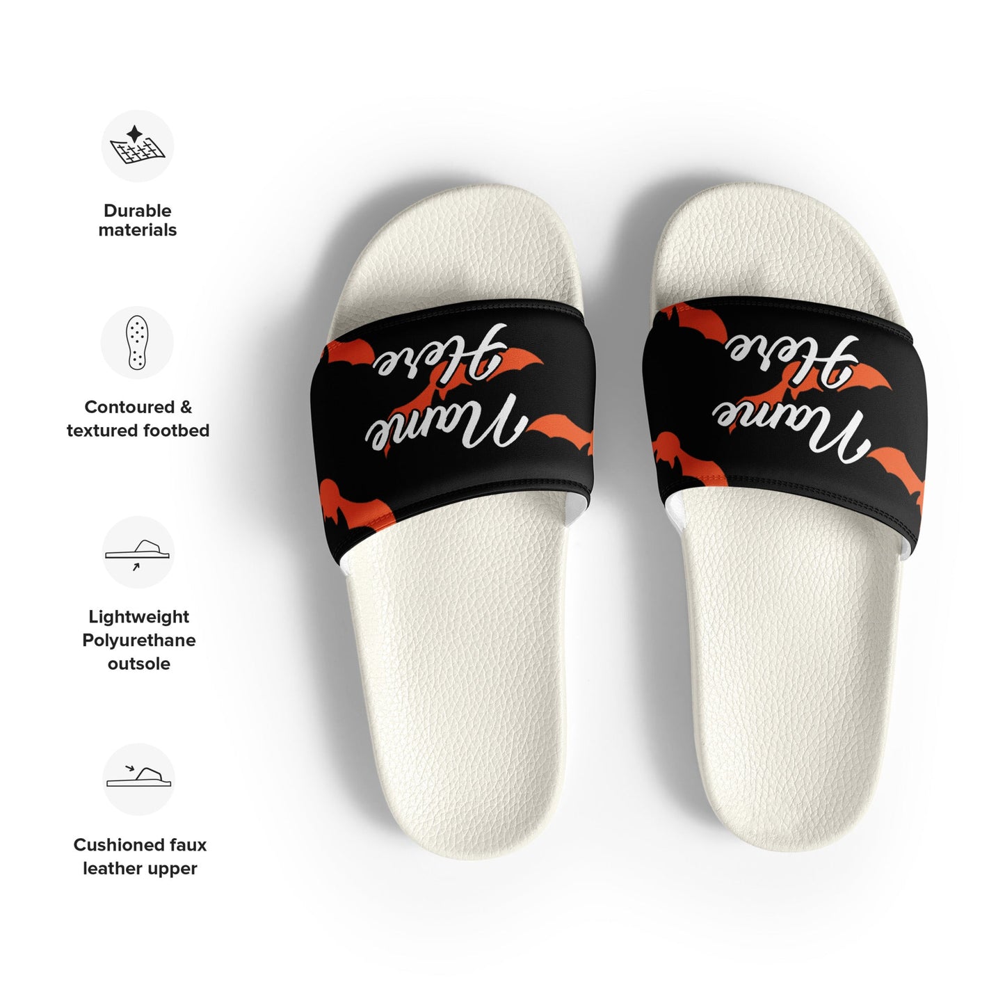 Custom Slides, Sandals for Womens | Personalized Custom Slides Flip Flops Sandals | Custom Spa Slipper Custom Slides