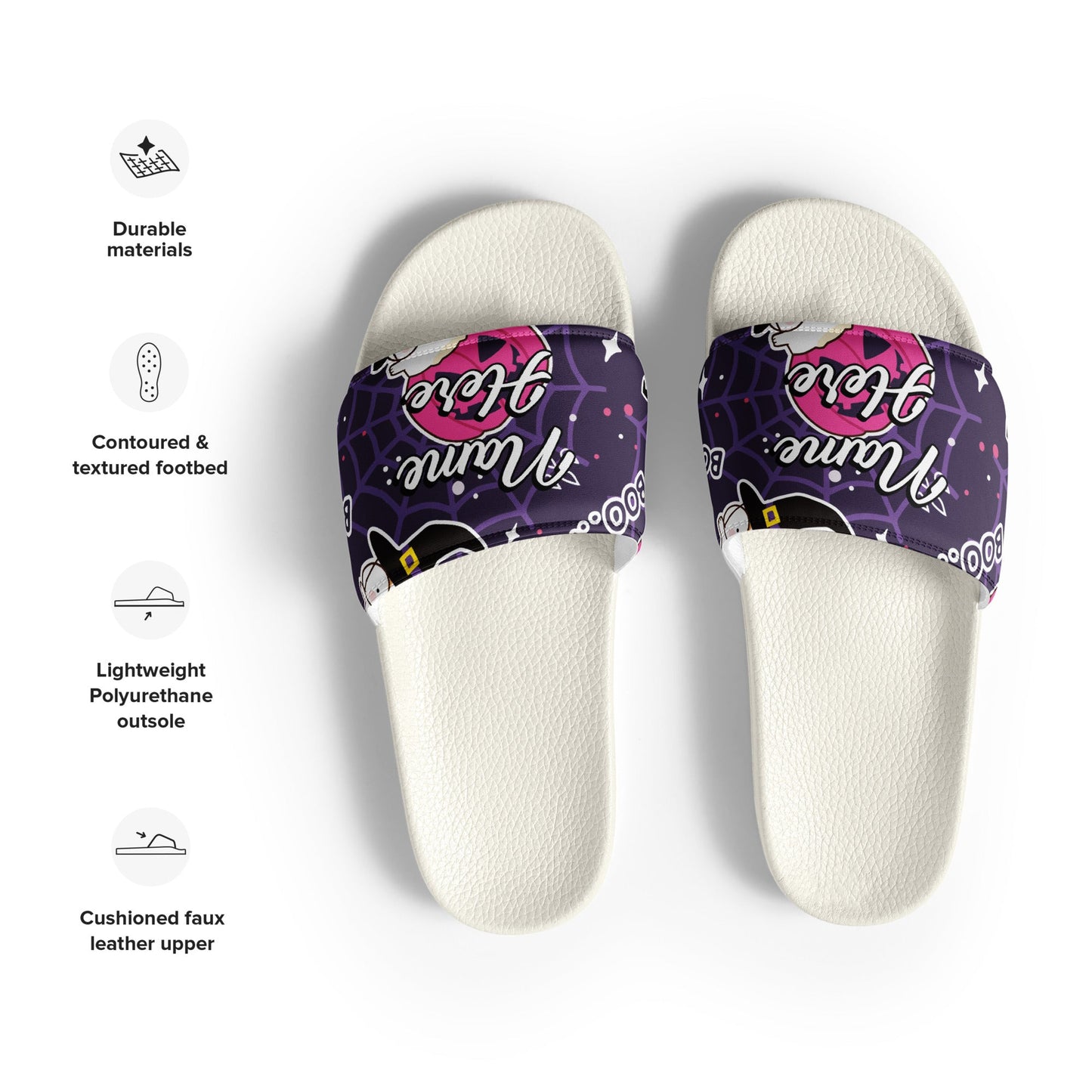 Custom Slides, Sandals for Womens | Personalized Custom Slides Flip Flops Sandals | Custom Spa Slipper Custom Slides