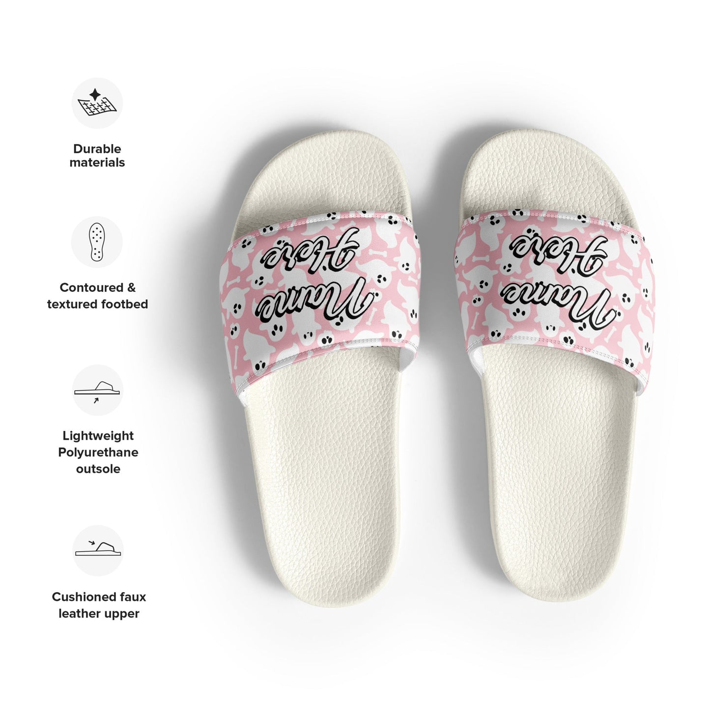 Custom Slides, Sandals for Womens | Personalized Custom Slides Flip Flops Sandals | Custom Spa Slipper Custom Slides