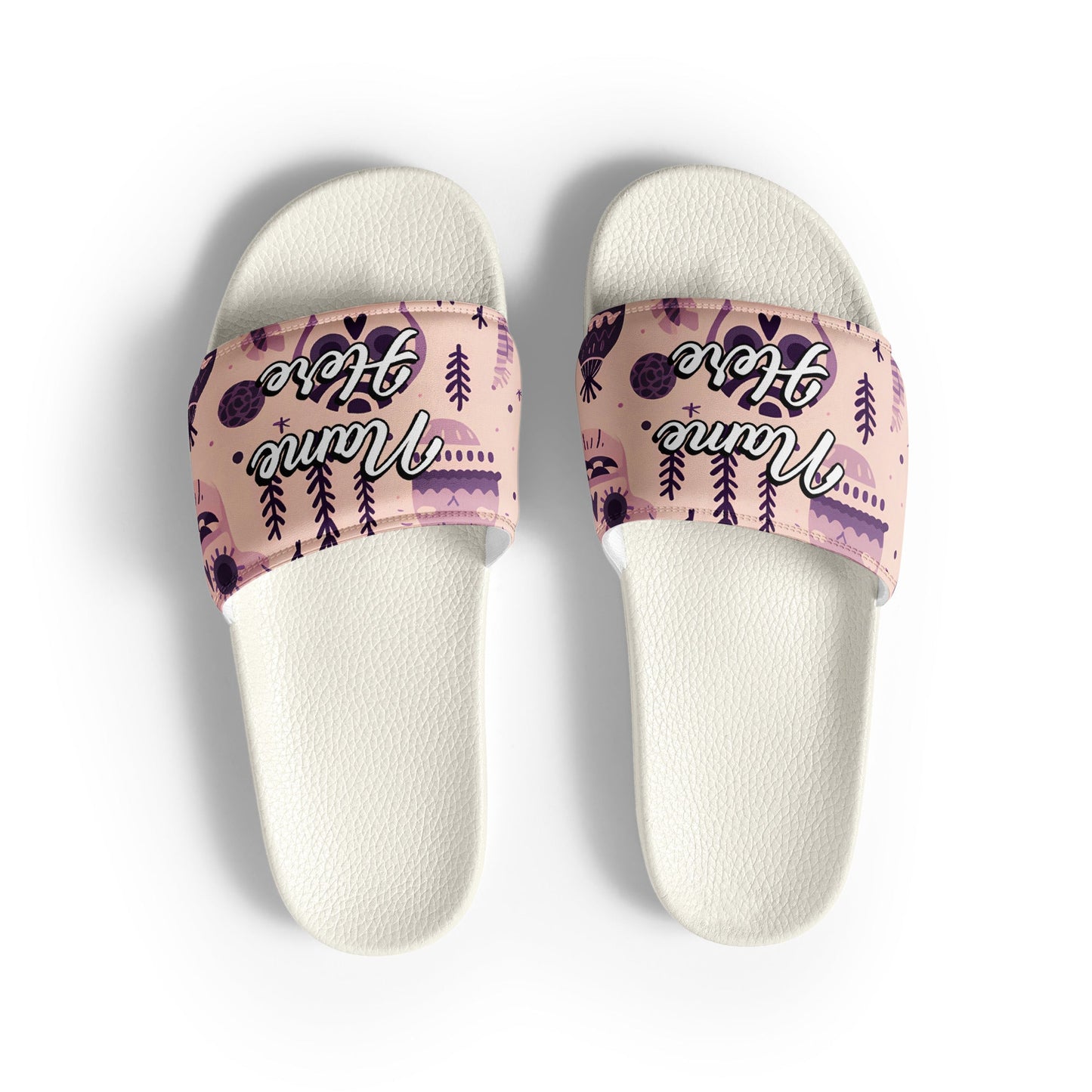 Custom Slides, Sandals for Womens | Personalized Custom Slides Flip Flops Sandals | Custom Spa Slipper Custom Slides