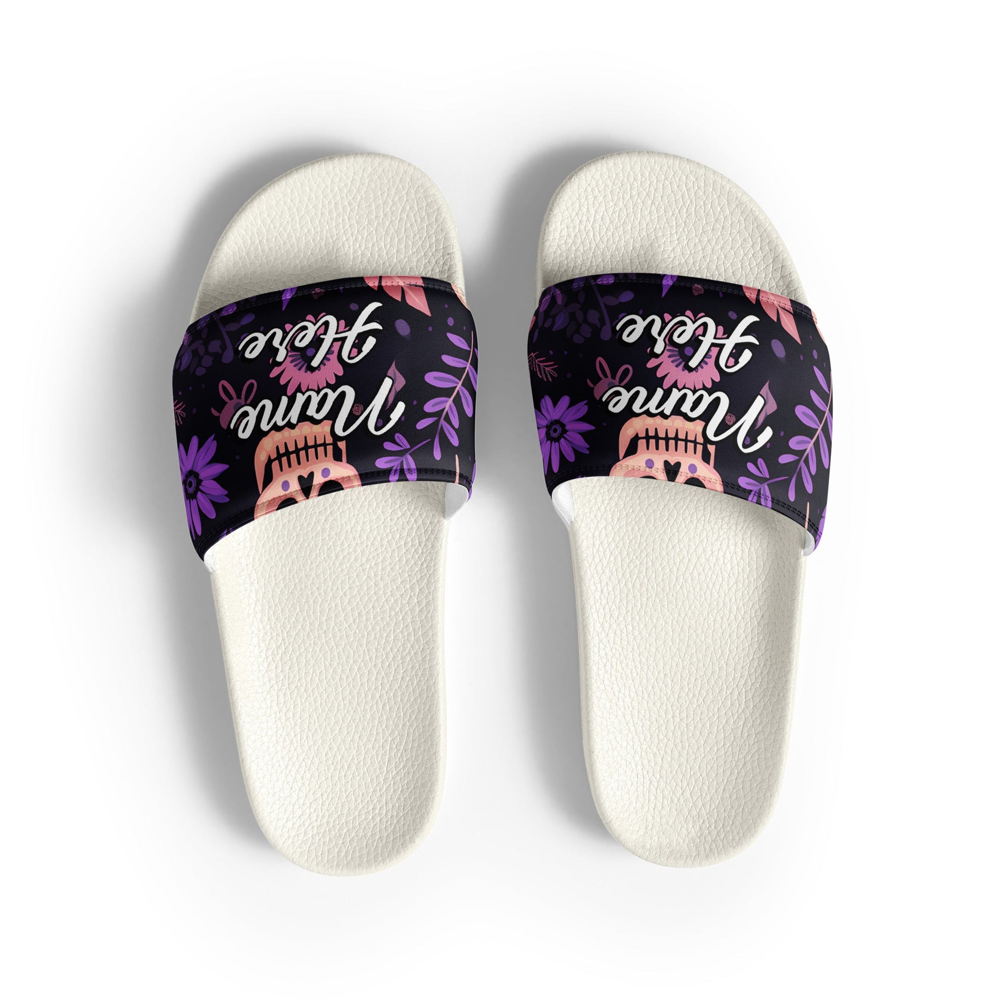 Custom Slides, Sandals for Womens | Personalized Custom Slides Flip Flops Sandals | Custom Spa Slipper Custom Slides