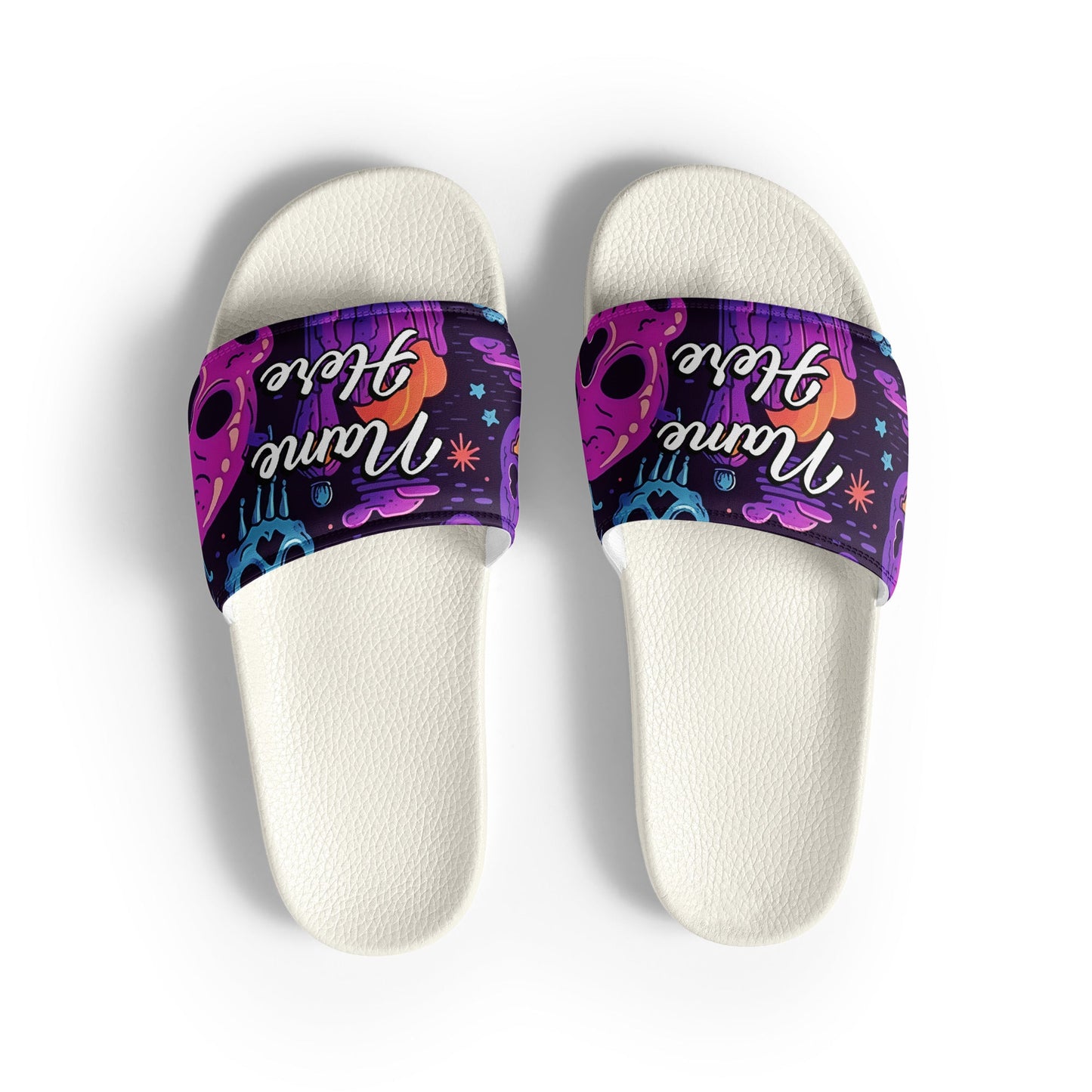 Custom Slides, Sandals for Womens | Personalized Custom Slides Flip Flops Sandals | Custom Spa Slipper Custom Slides