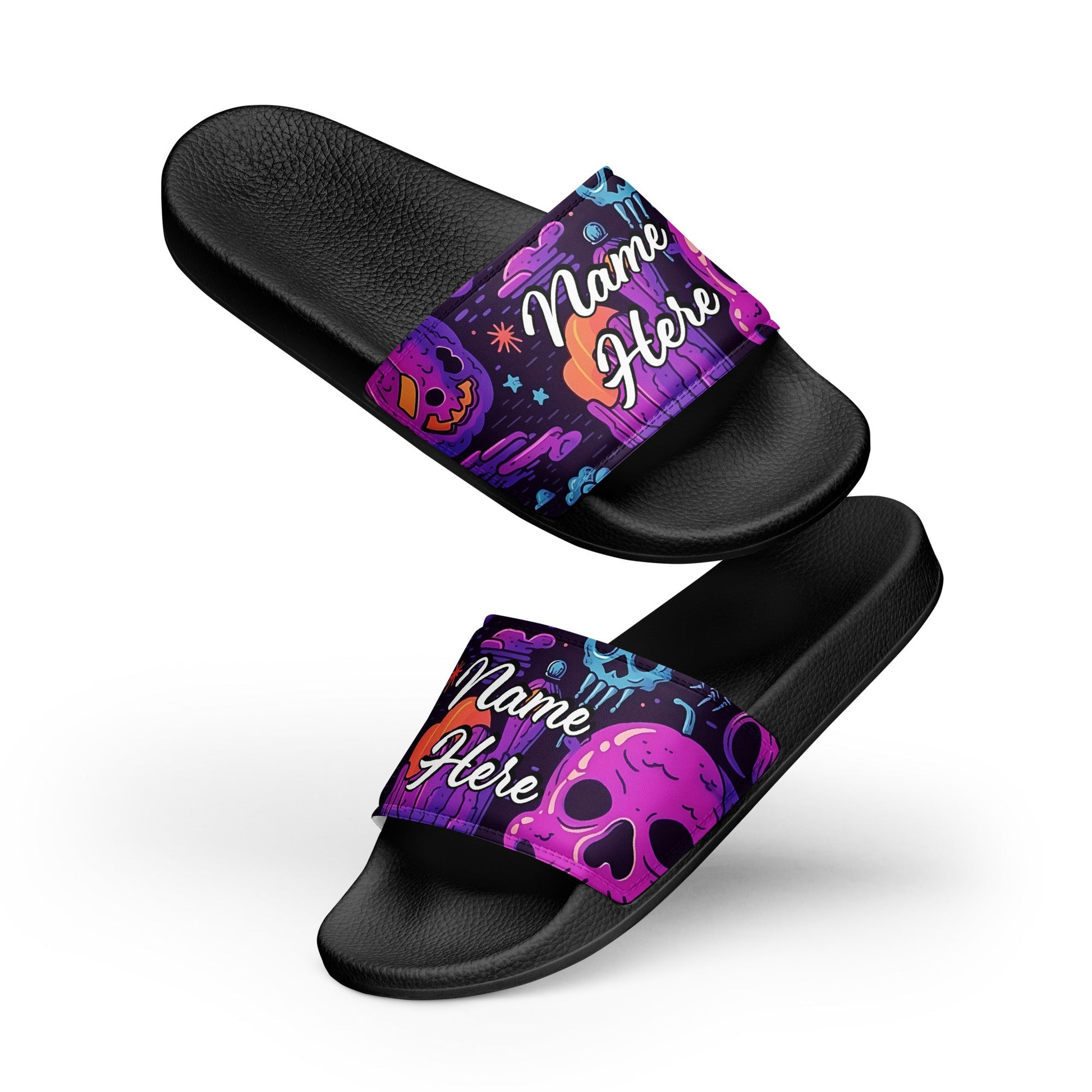 Custom Slides, Sandals for Womens | Personalized Custom Slides Flip Flops Sandals | Custom Spa Slipper Custom Slides