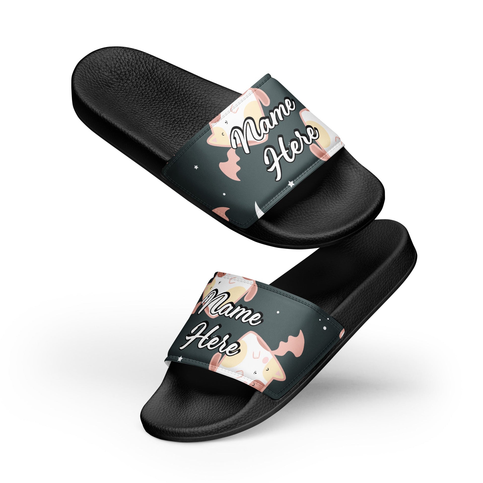 Custom Slides, Sandals for Womens | Personalized Custom Slides Flip Flops Sandals | Custom Spa Slipper Custom Slides