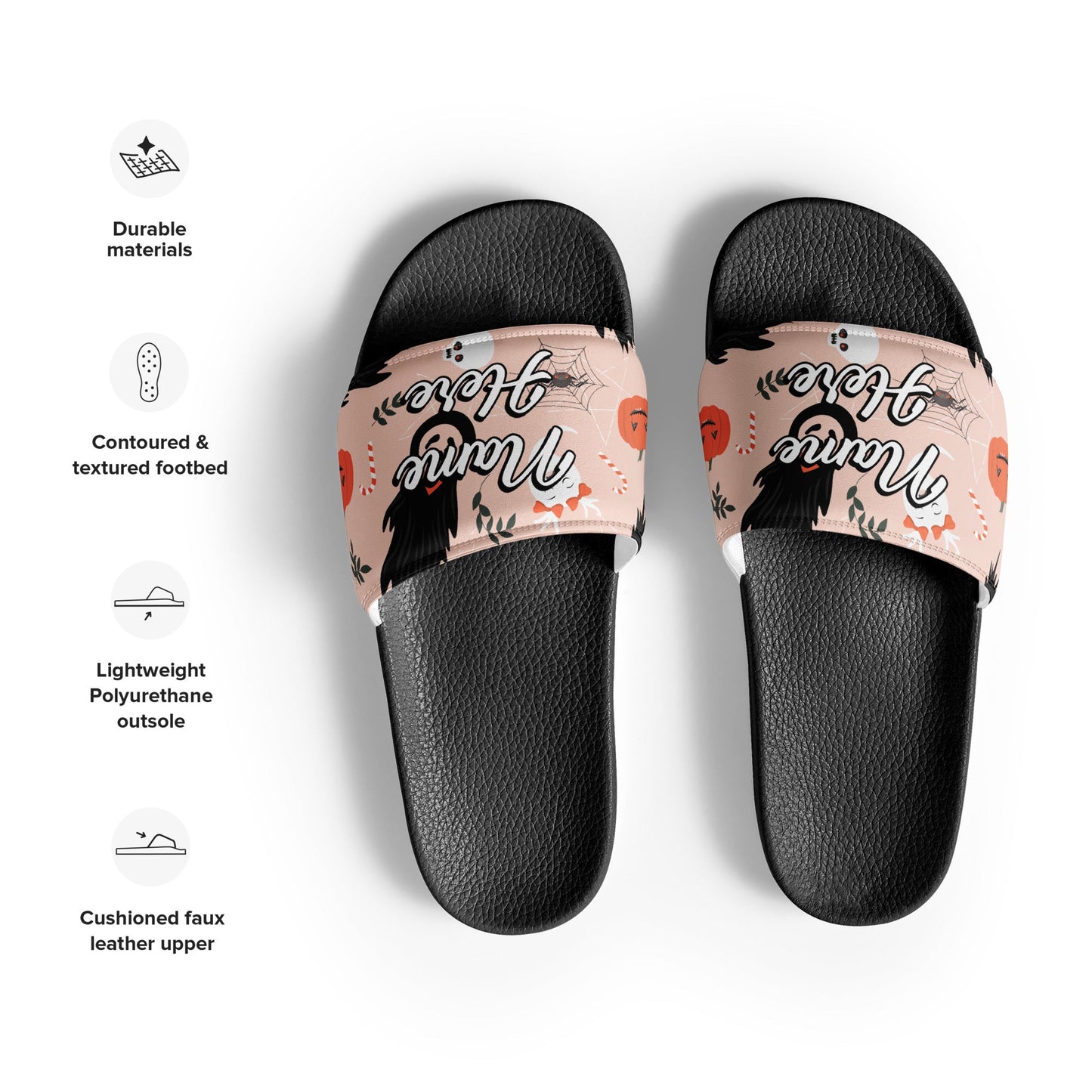 Custom Slides, Sandals for Womens | Personalized Custom Slides Flip Flops Sandals | Custom Spa Slipper Custom Slides