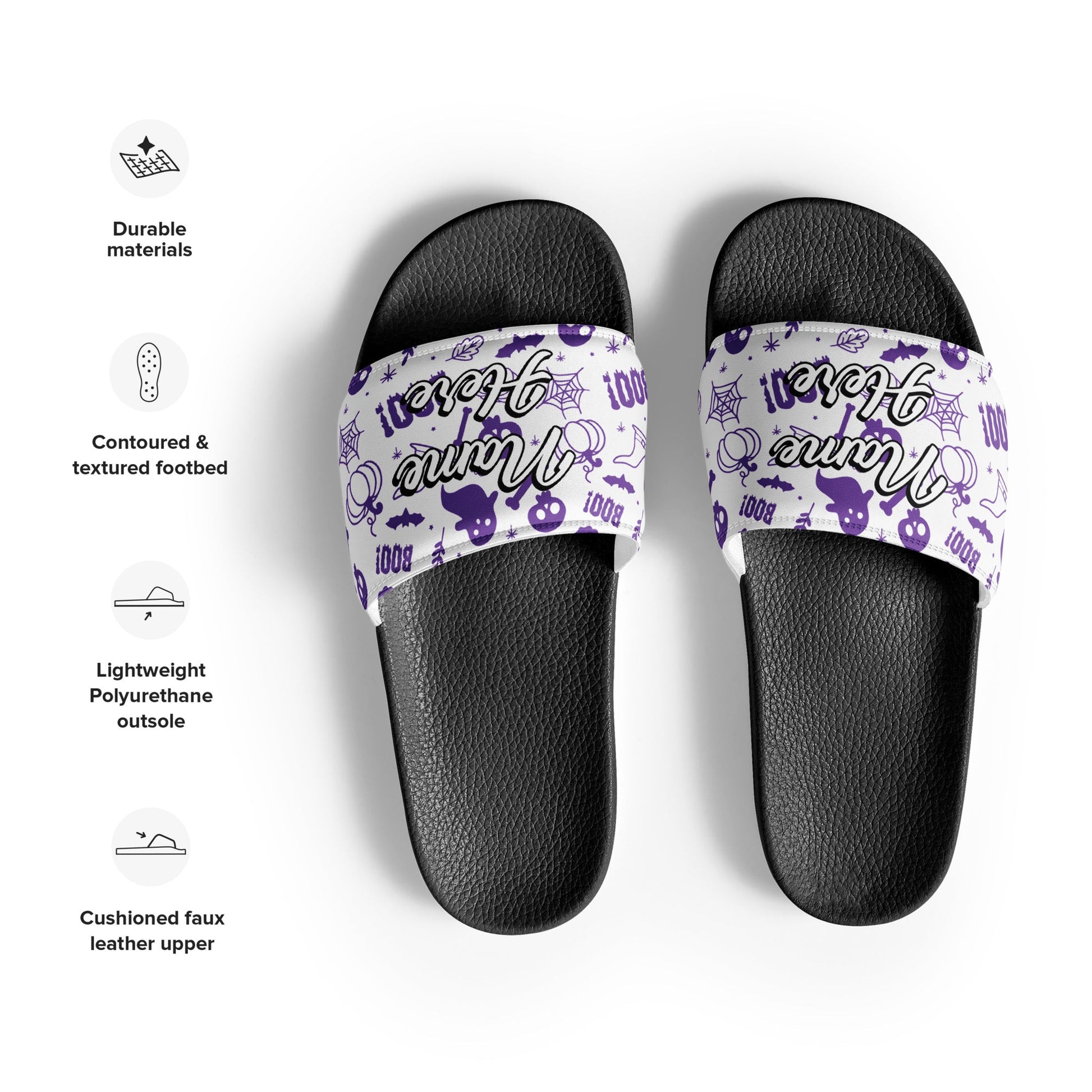 Custom Slides, Sandals for Womens | Personalized Custom Slides Flip Flops Sandals | Custom Spa Slipper Custom Slides