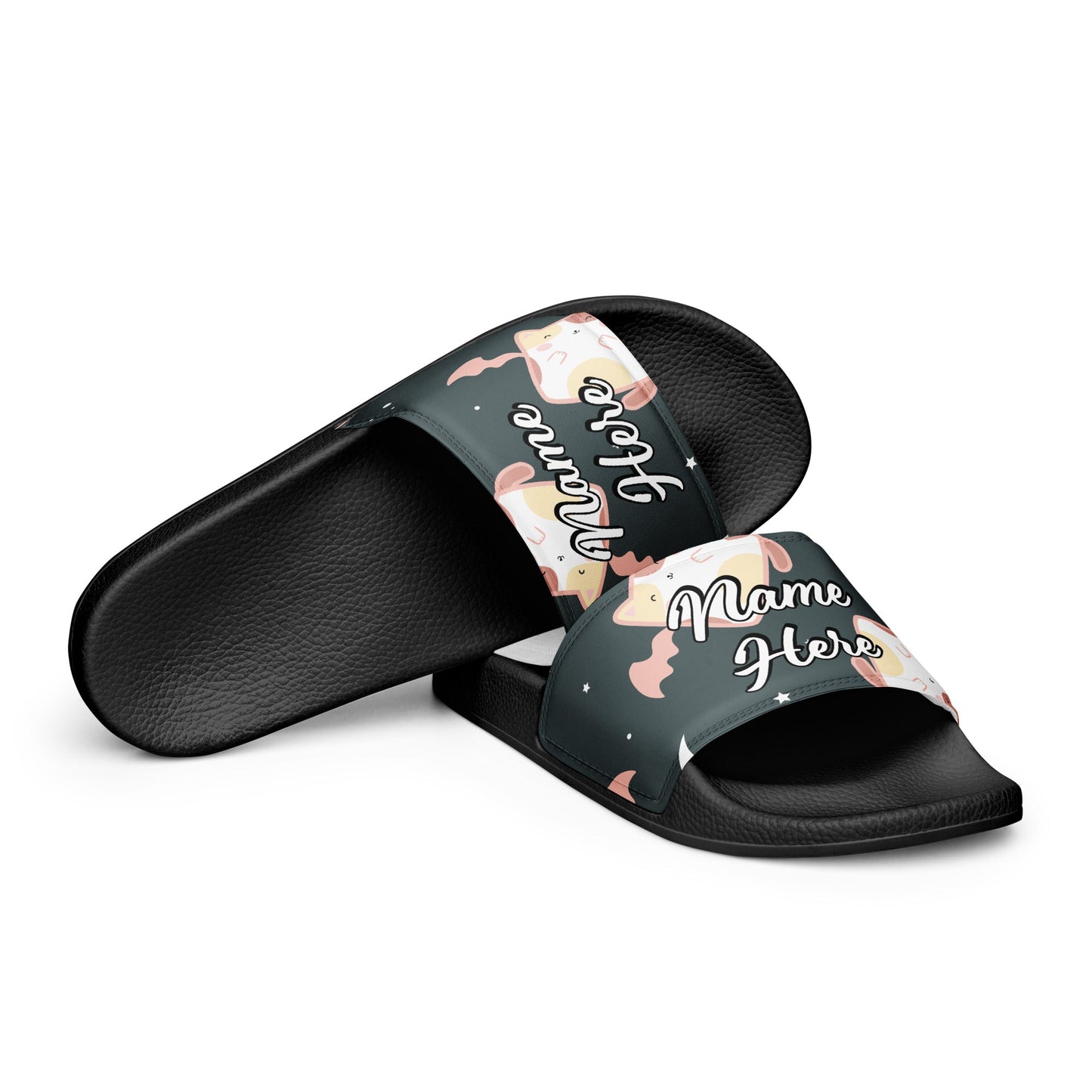 Custom Slides, Sandals for Womens | Personalized Custom Slides Flip Flops Sandals | Custom Spa Slipper Custom Slides