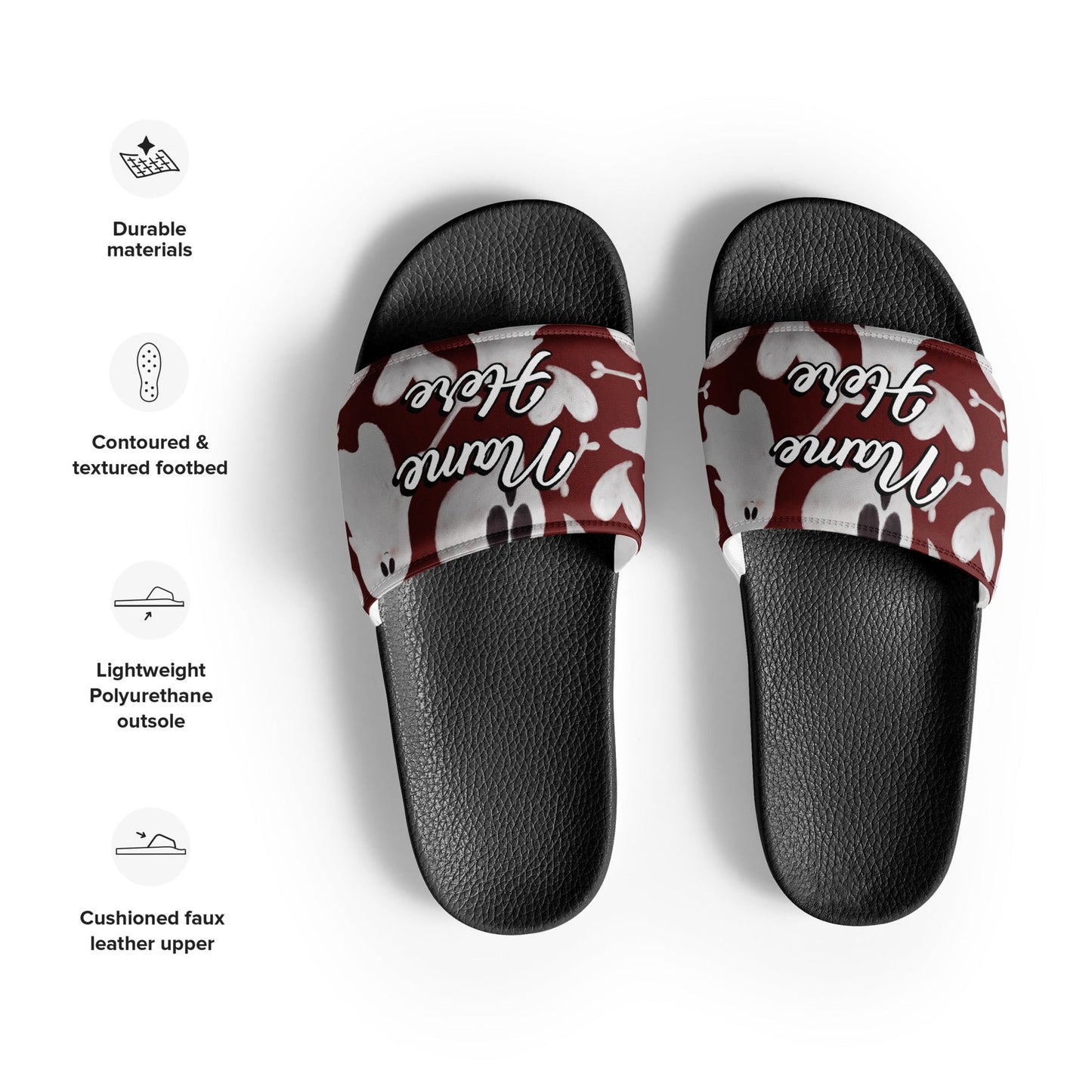 Custom Slides, Sandals for Womens | Personalized Custom Slides Flip Flops Sandals | Custom Spa Slipper Custom Slides