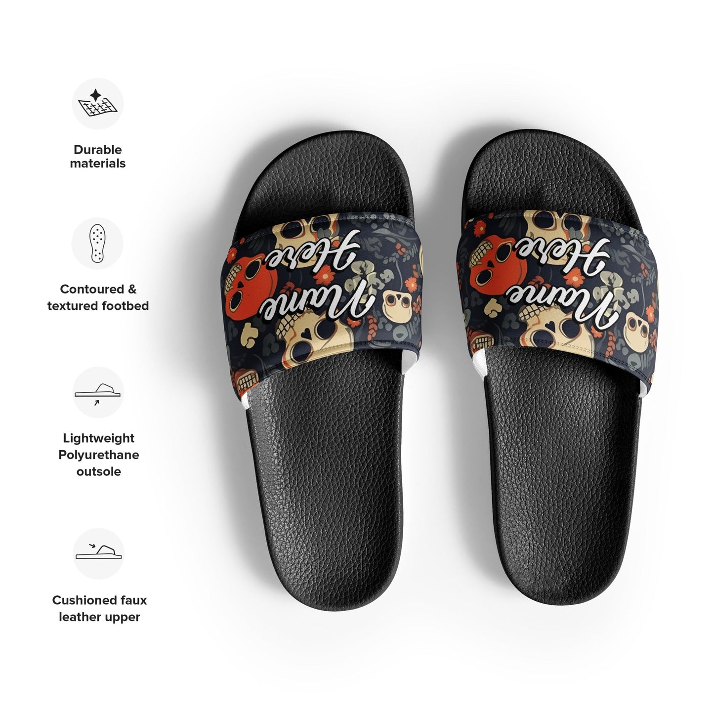 Custom Slides, Sandals for Womens | Personalized Custom Slides Flip Flops Sandals | Custom Spa Slipper Custom Slides