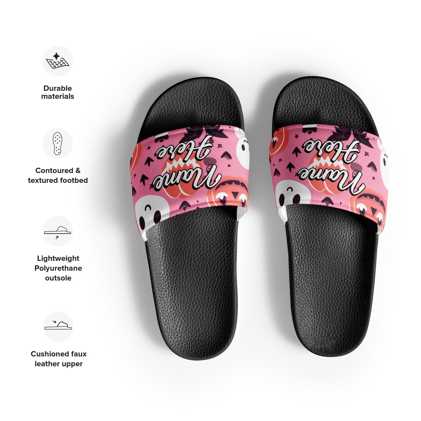 Custom Slides, Sandals for Womens | Personalized Custom Slides Flip Flops Sandals | Custom Spa Slipper Custom Slides