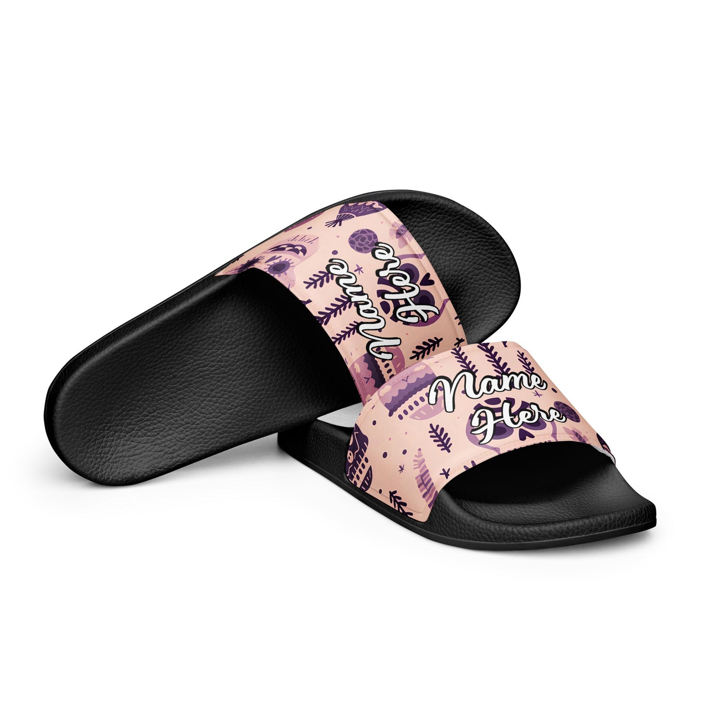 Custom Slides, Sandals for Womens | Personalized Custom Slides Flip Flops Sandals | Custom Spa Slipper Custom Slides