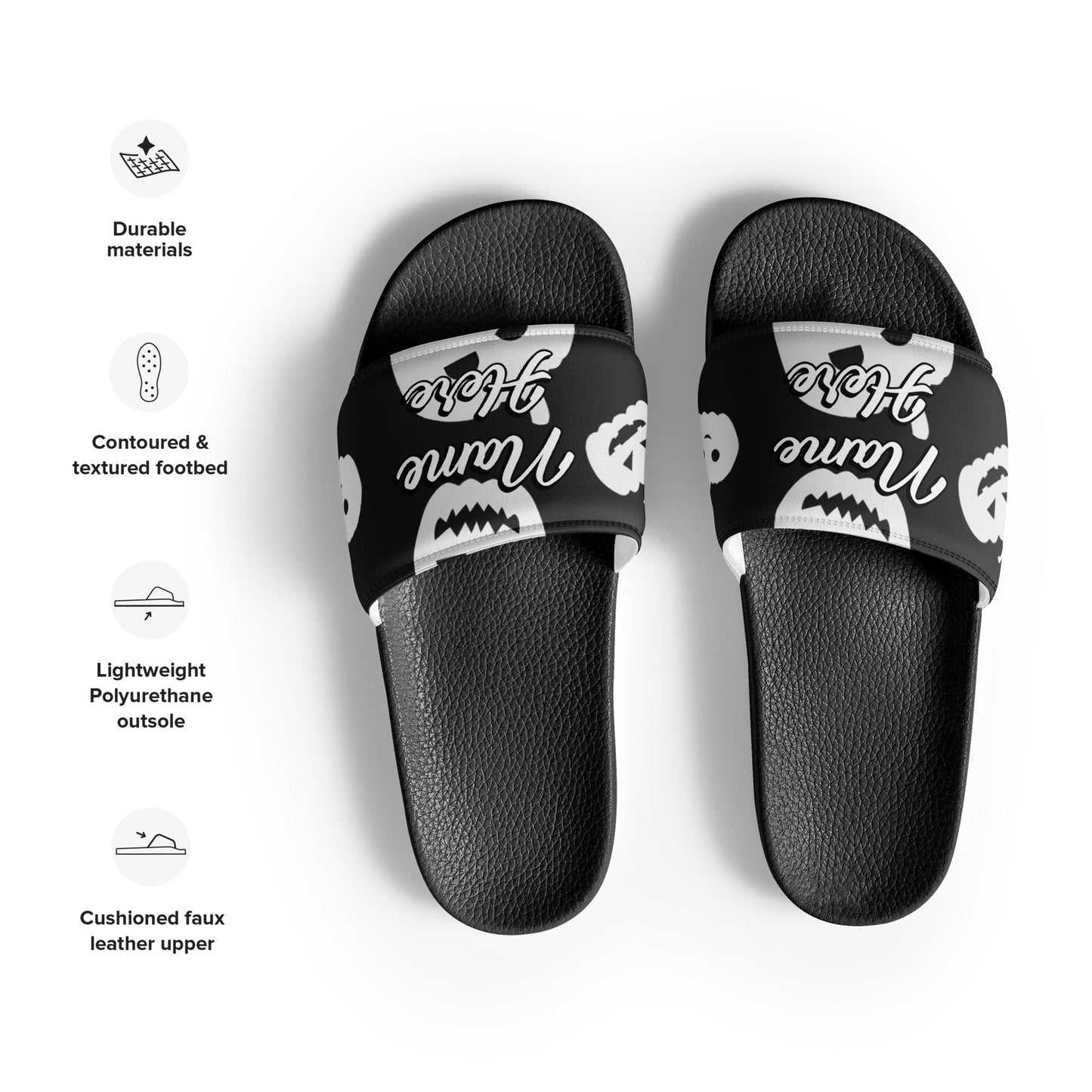 Custom Slides, Sandals for Womens | Personalized Custom Slides Flip Flops Sandals | Custom Spa Slipper Custom Slides