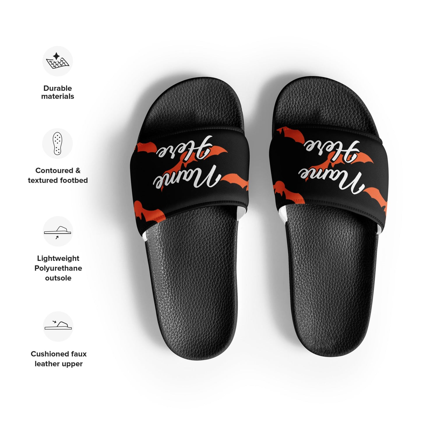 Custom Slides, Sandals for Womens | Personalized Custom Slides Flip Flops Sandals | Custom Spa Slipper Custom Slides