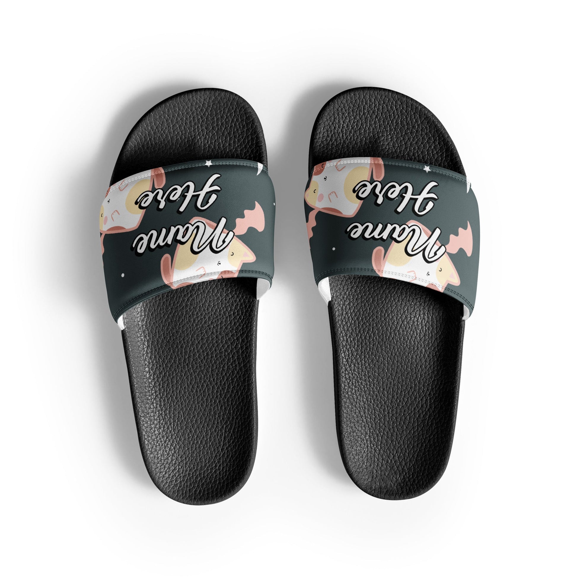 Custom Slides, Sandals for Womens | Personalized Custom Slides Flip Flops Sandals | Custom Spa Slipper Custom Slides