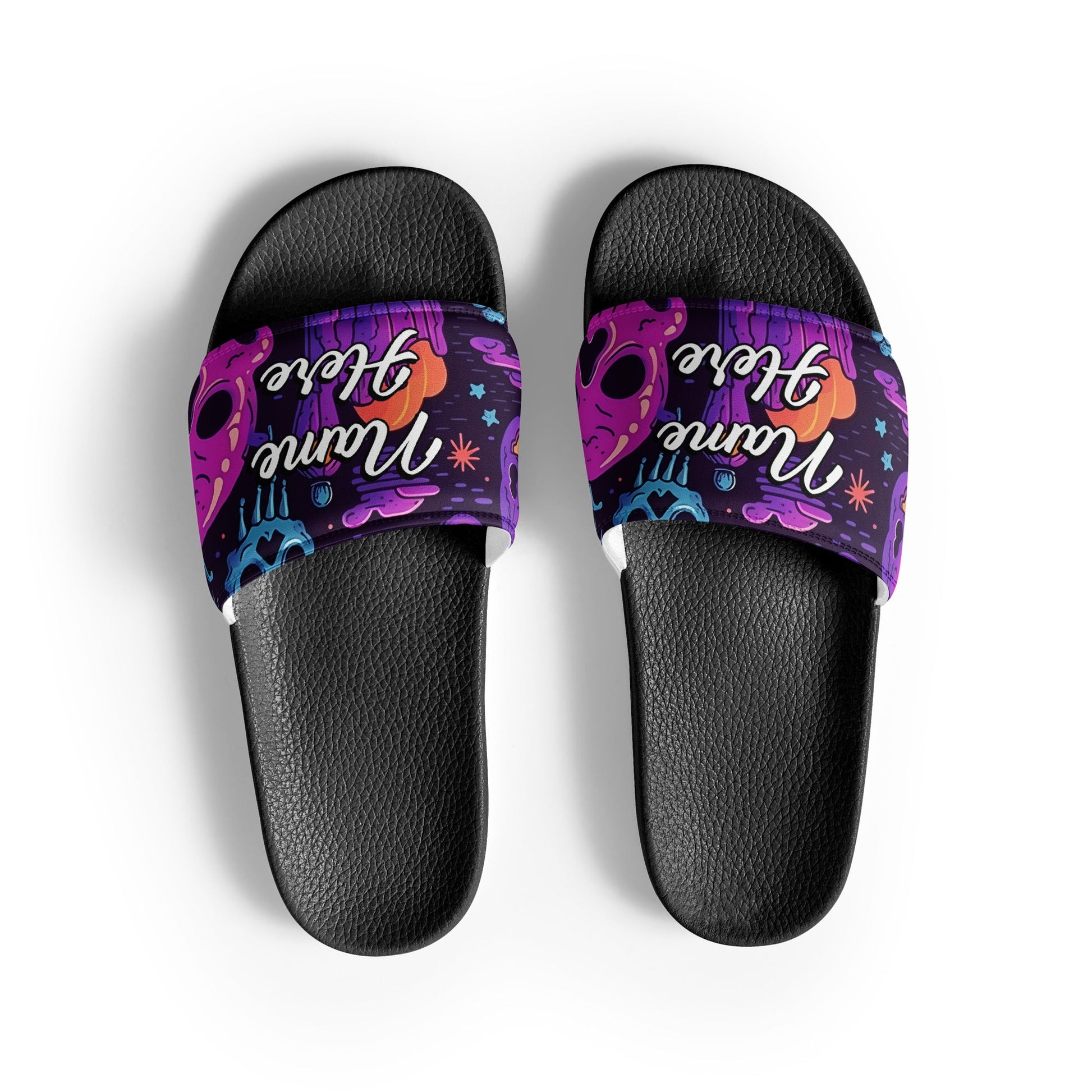 Custom Slides, Sandals for Womens | Personalized Custom Slides Flip Flops Sandals | Custom Spa Slipper Custom Slides