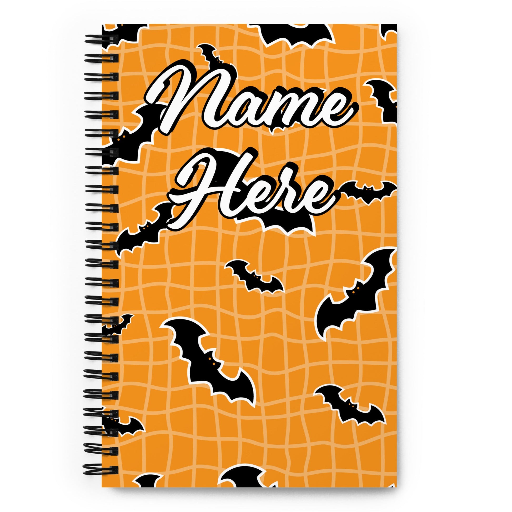 Custom Text, Name Spiral Notebook | Personalized Daybook Journal | Custom Notepad Text Journal | Customized Covered Book | Custom Diary