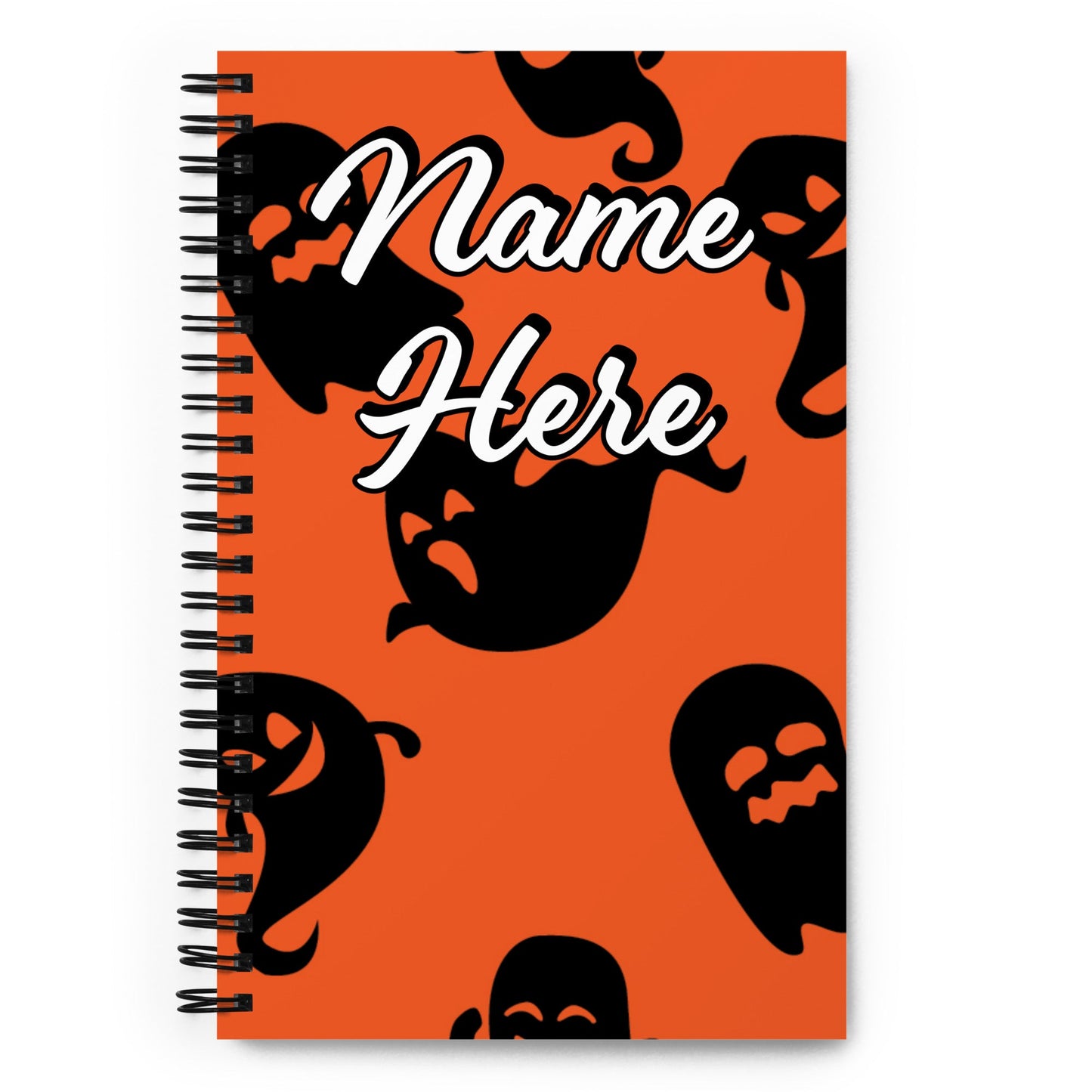 Custom Text, Name Spiral Notebook | Personalized Daybook Journal | Custom Notepad Text Journal | Customized Covered Book | Custom Diary