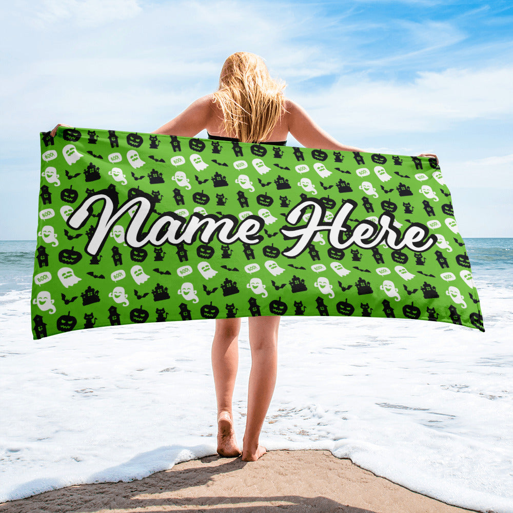 Personalized Beach Towel | Customized Bats Retro Style Beach Towel | Bachelorette Bridesmaid Towel | Personalized Gifts